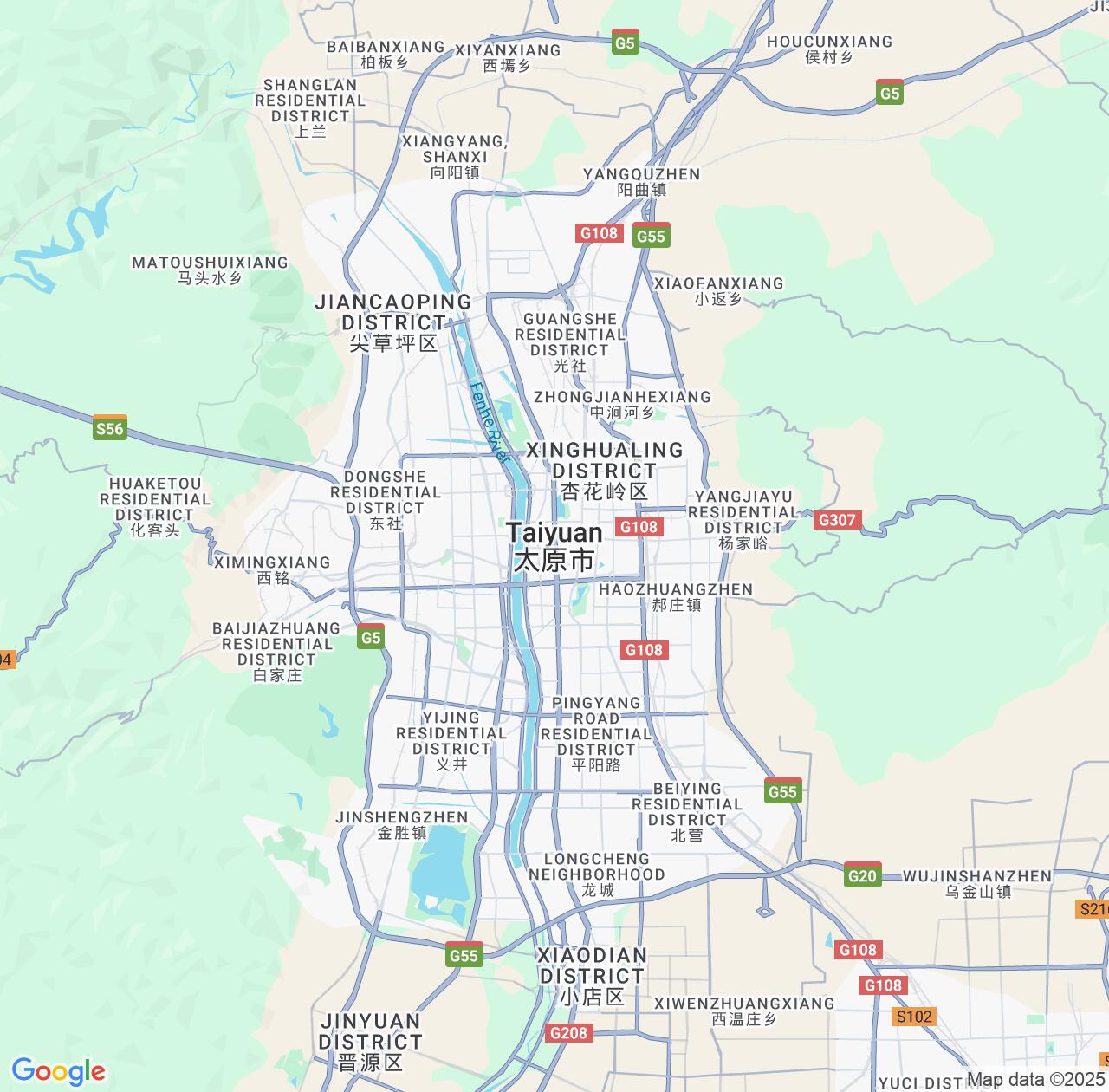 Map image for Intellectual Property Lawyers in Taiyuan and Shanxi IP firms at coordinates  ; .
