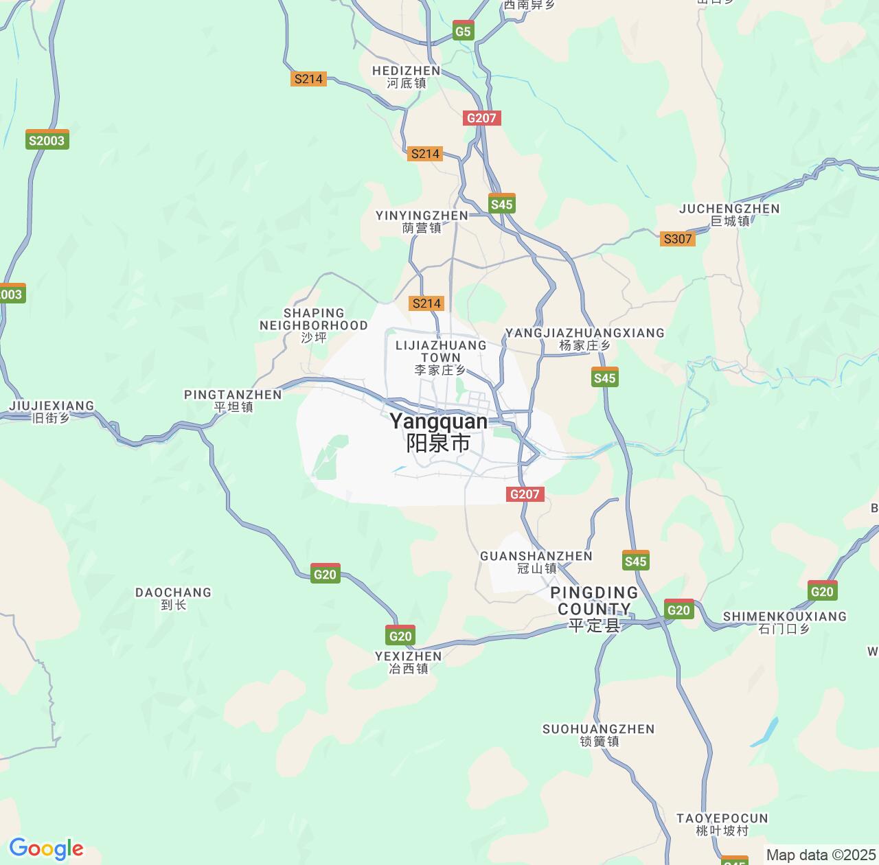 Map image for Intellectual Property Lawyers in Yangquan and Shanxi IP firms at coordinates  ; .