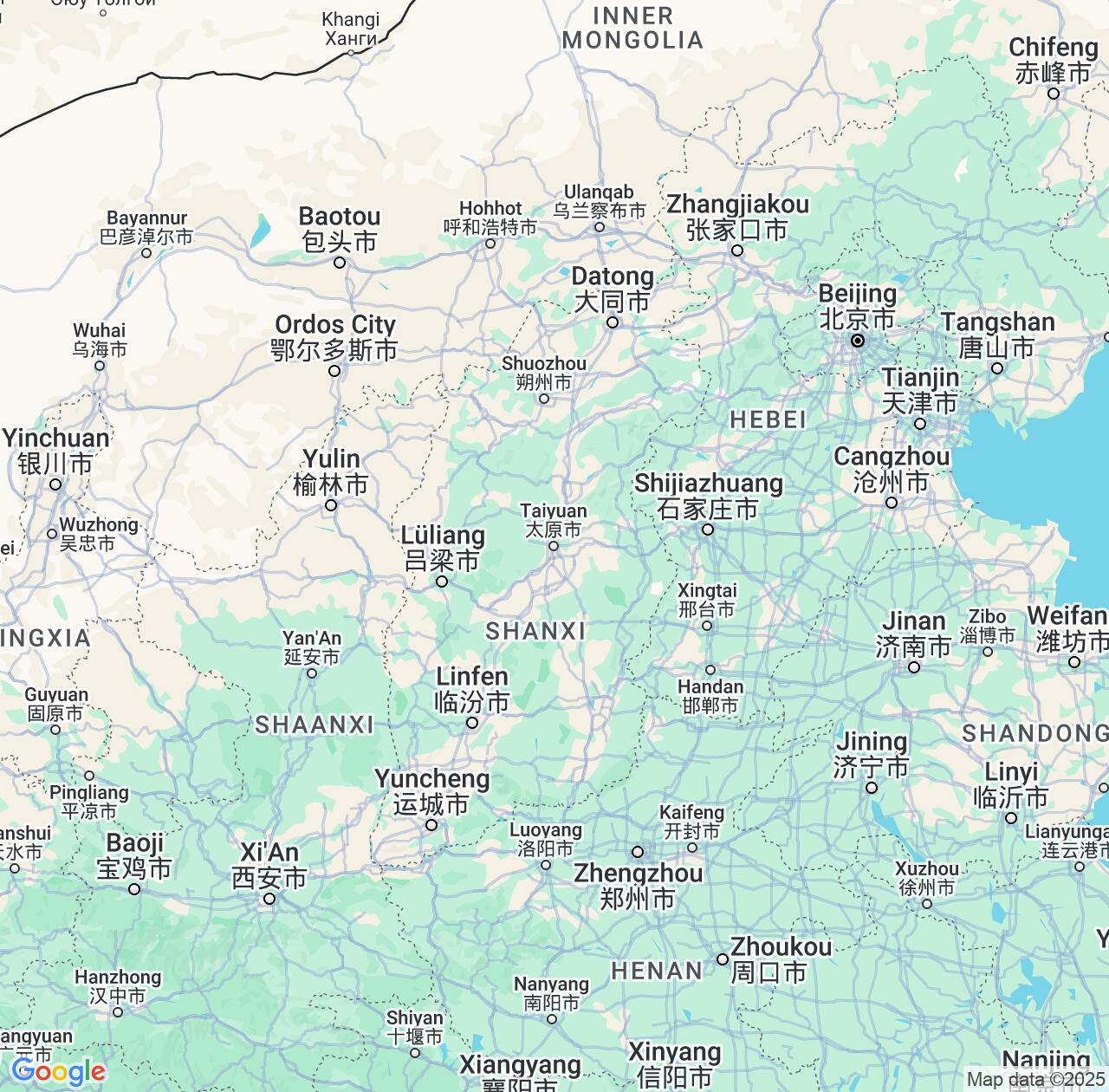 Map image for Intellectual Property Lawyers in Shanxi and China IP firms at coordinates  ; .