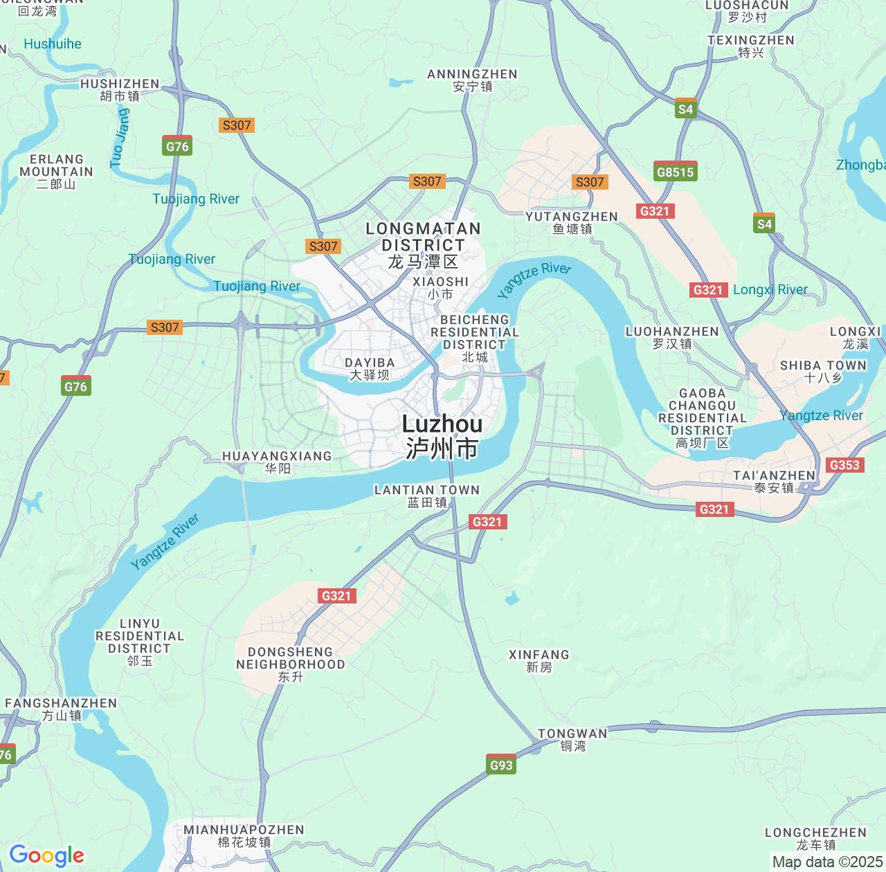 Map image for Intellectual Property Lawyers in Luzhou and Sichuan IP firms at coordinates  ; .