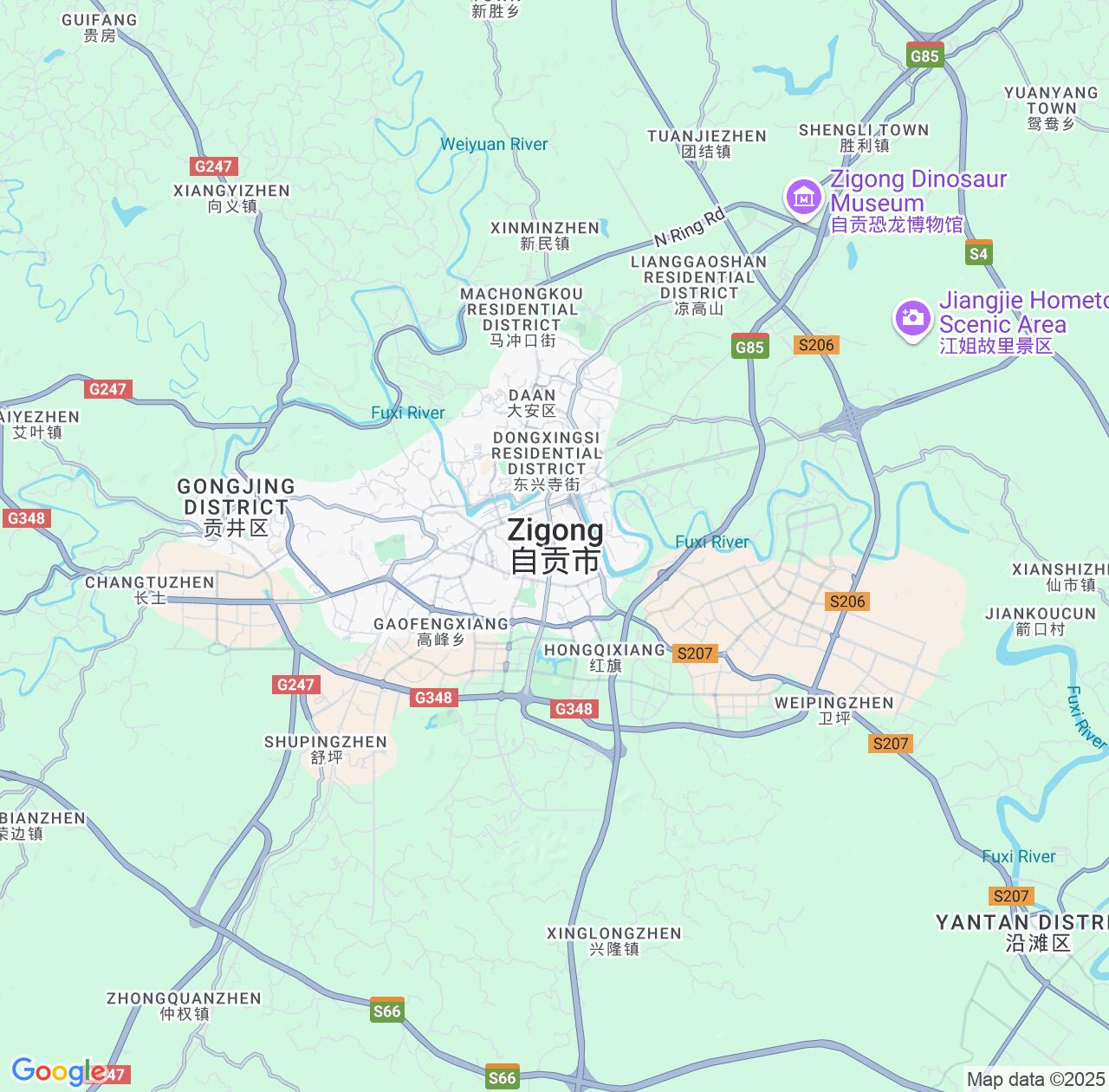 Map image for Intellectual Property Lawyers in Zigong and Sichuan IP firms at coordinates  ; .
