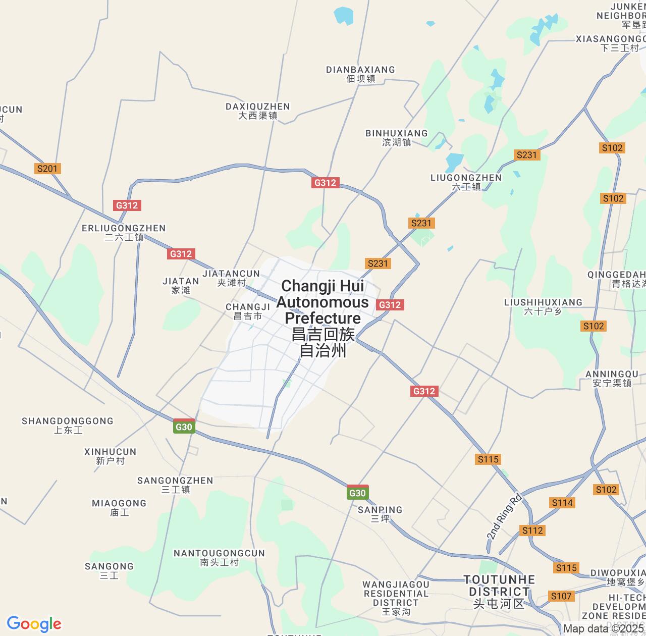 Map image for Intellectual Property Lawyers in Changji and Xinjiang IP firms at coordinates  ; .