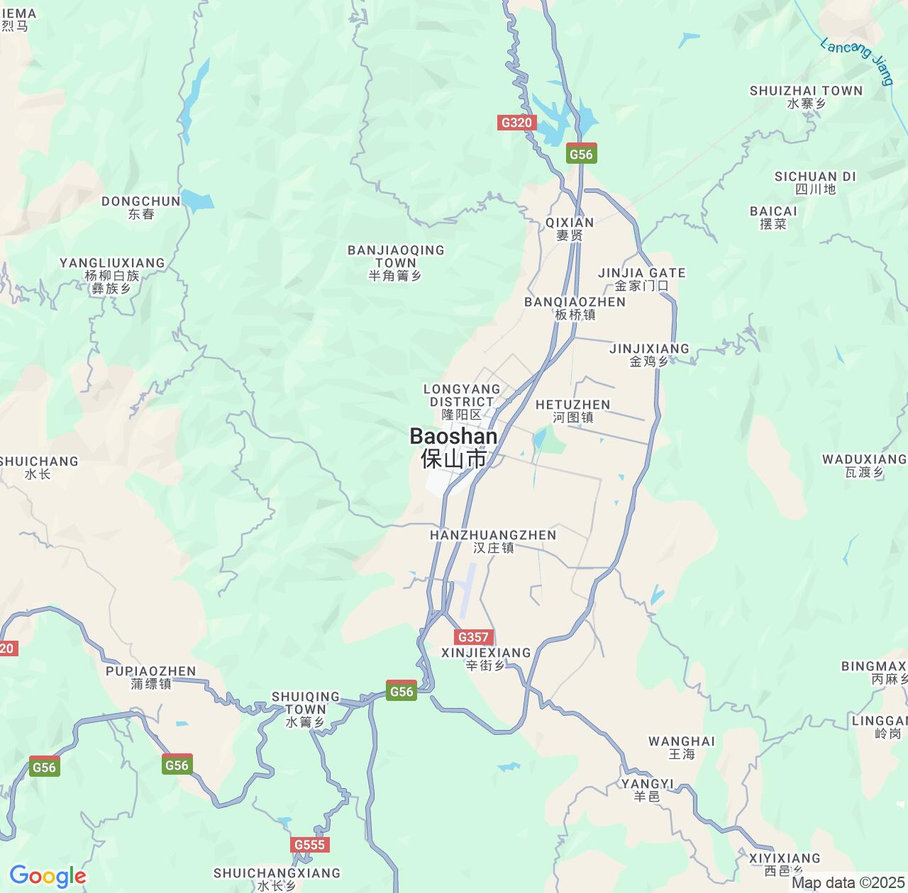 Map image for Intellectual Property Lawyers in Baoshan and Yunnan IP firms at coordinates  ; .