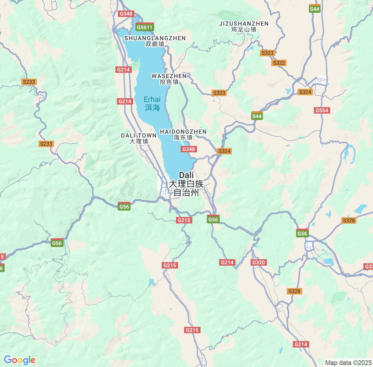 Map image for Intellectual Property Lawyers in Dali and Yunnan IP firms at coordinates  ; .