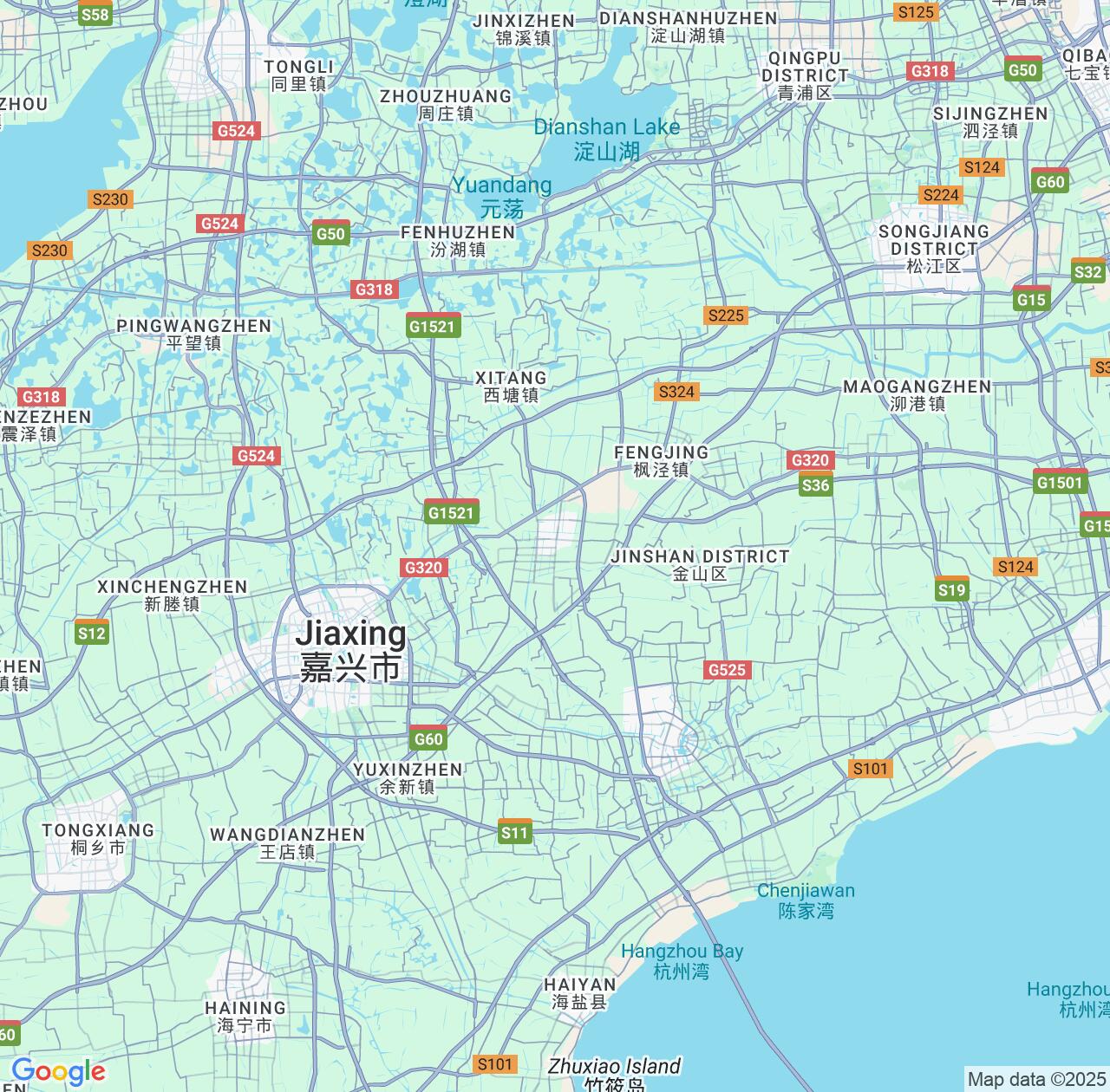 Map image for Intellectual Property Lawyers in Jiashan and Zhejiang IP firms at coordinates  ; .