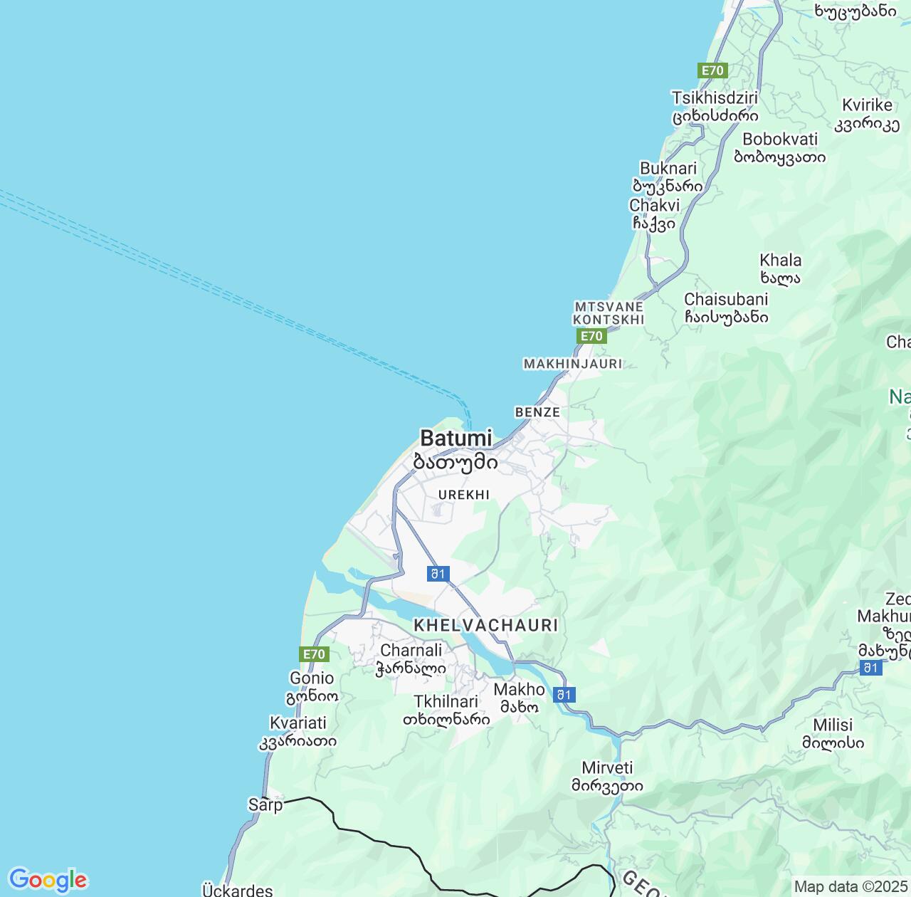 Map image for Intellectual Property Lawyers in Batumi and Adjara IP firms at coordinates  ; .