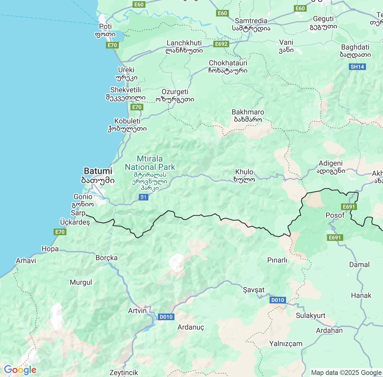 Map image for Intellectual Property Lawyers in Adjara and Georgia IP firms at coordinates  ; .