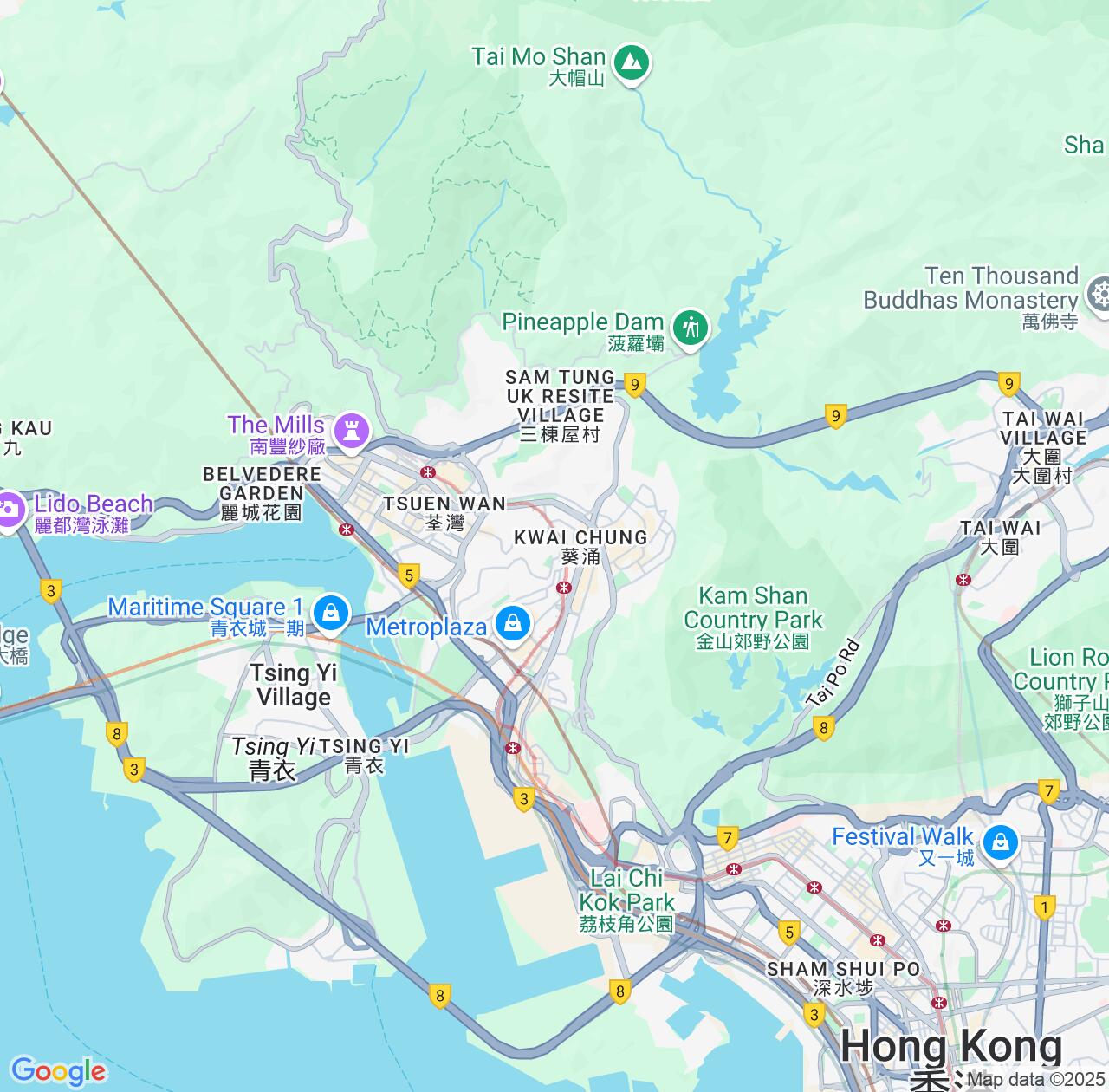 Map image for Intellectual Property Lawyers in Kwai Chung and Kwai Tsing IP firms at coordinates  ; .