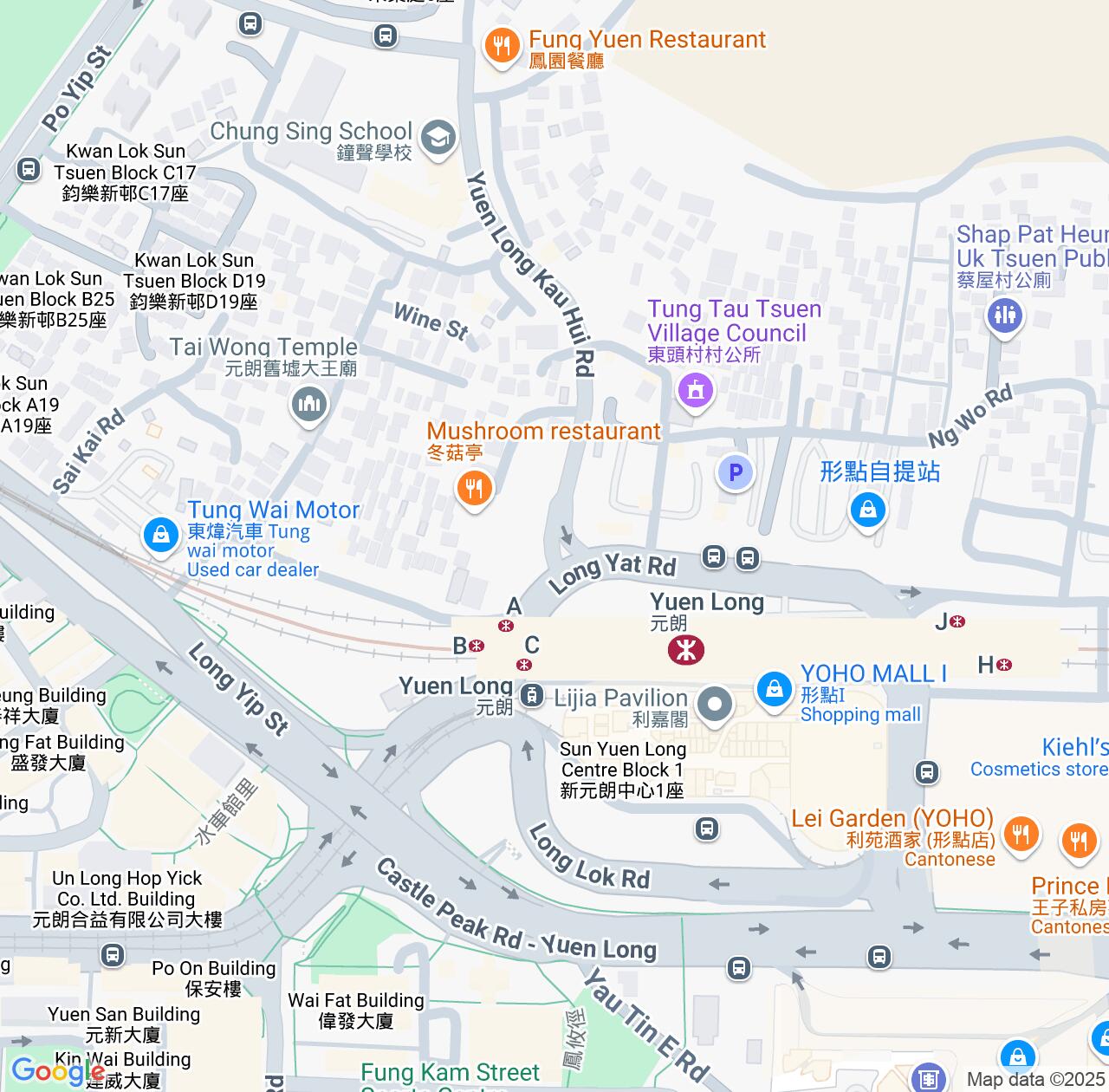 Map image for Intellectual Property Lawyers in Yuen Long Kau Hui and Yuen Long IP firms at coordinates  ; .