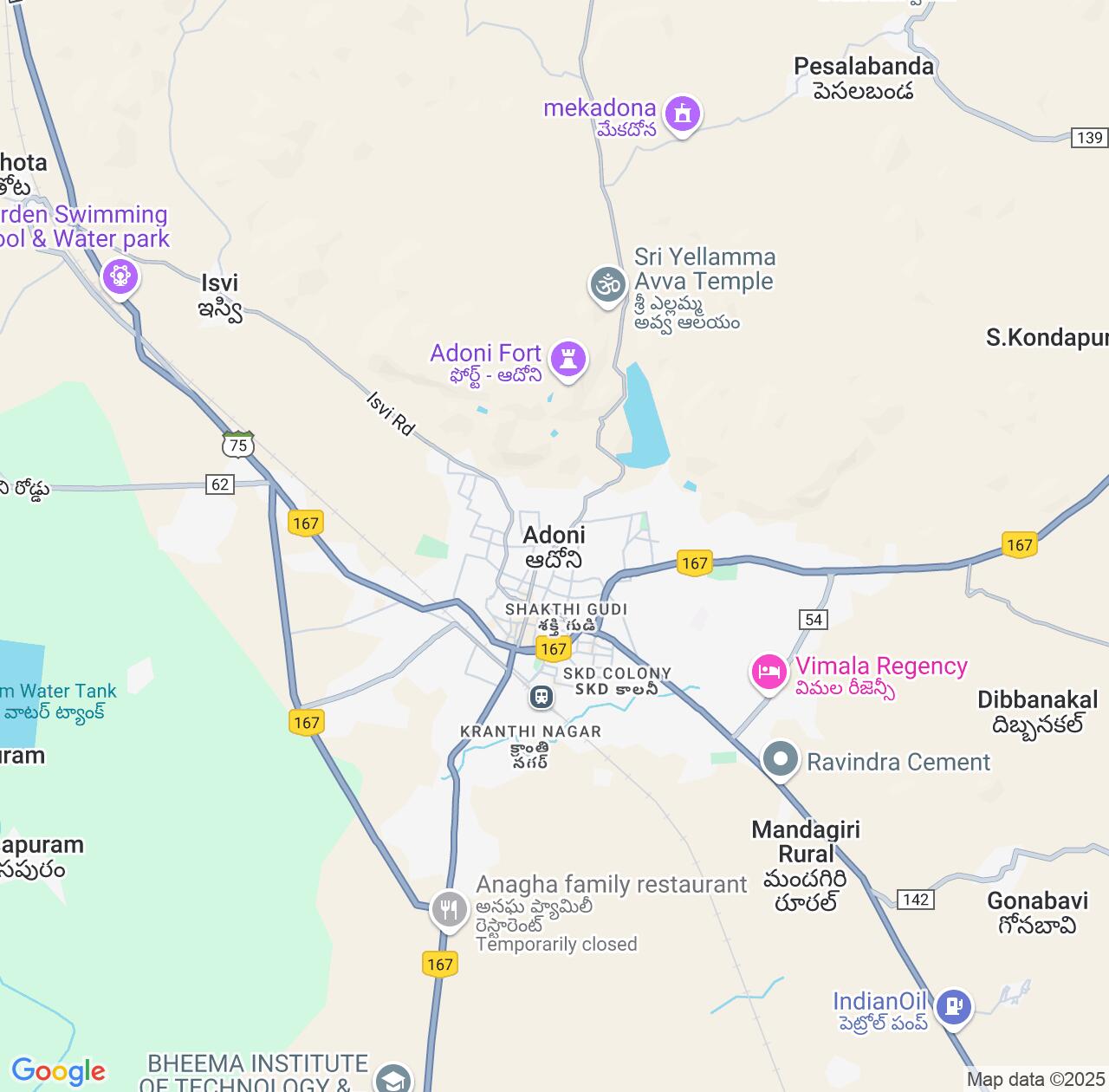Map image for Intellectual Property Lawyers in Adoni and Andhra Pradesh IP firms at coordinates  ; .