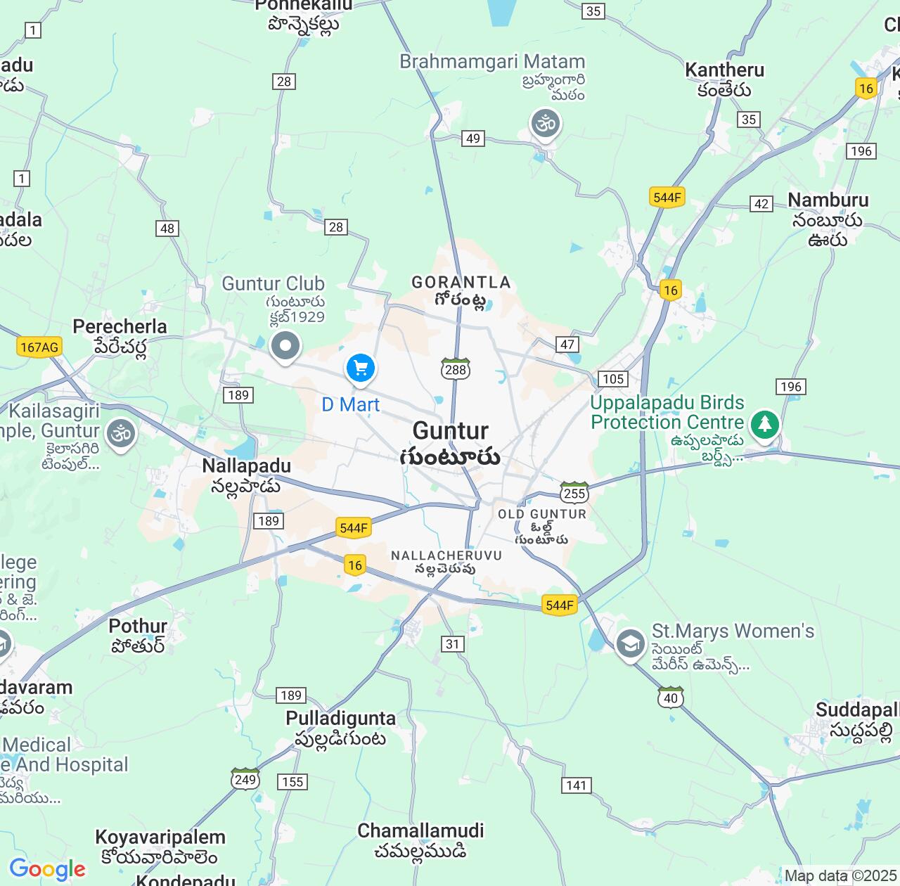 Map image for Intellectual Property Lawyers in Guntur and Andhra Pradesh IP firms at coordinates  ; .