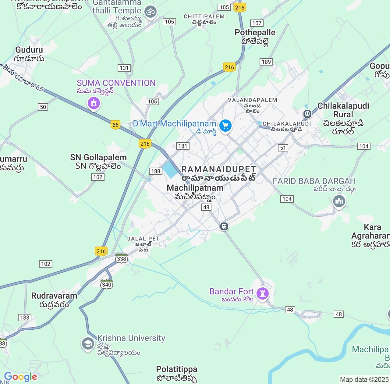Map image for Intellectual Property Lawyers in Machilipatnam and Andhra Pradesh IP firms at coordinates  ; .