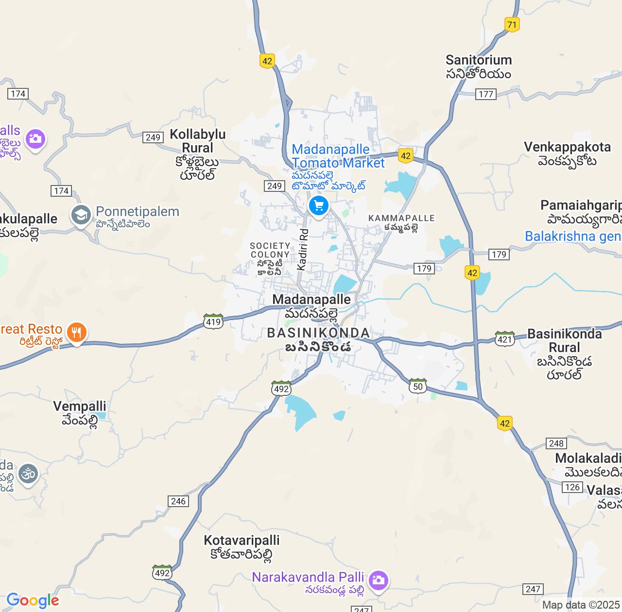 Map image for Intellectual Property Lawyers in Madanapalle and Andhra Pradesh IP firms at coordinates  ; .