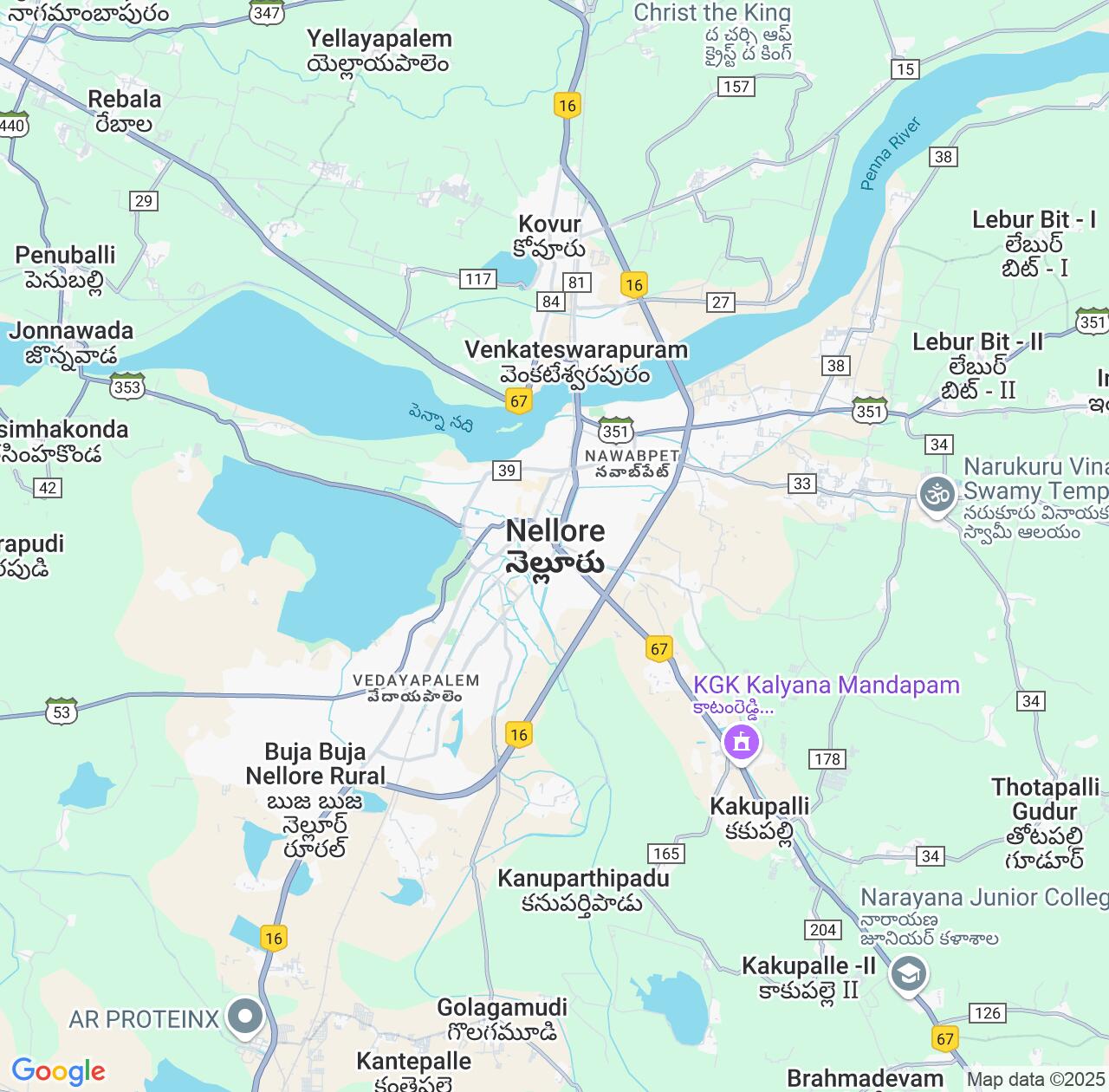 Map image for Intellectual Property Lawyers in Nellore and Andhra Pradesh IP firms at coordinates  ; .