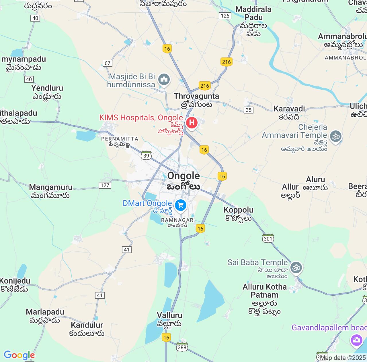 Map image for Intellectual Property Lawyers in Ongole and Andhra Pradesh IP firms at coordinates  ; .