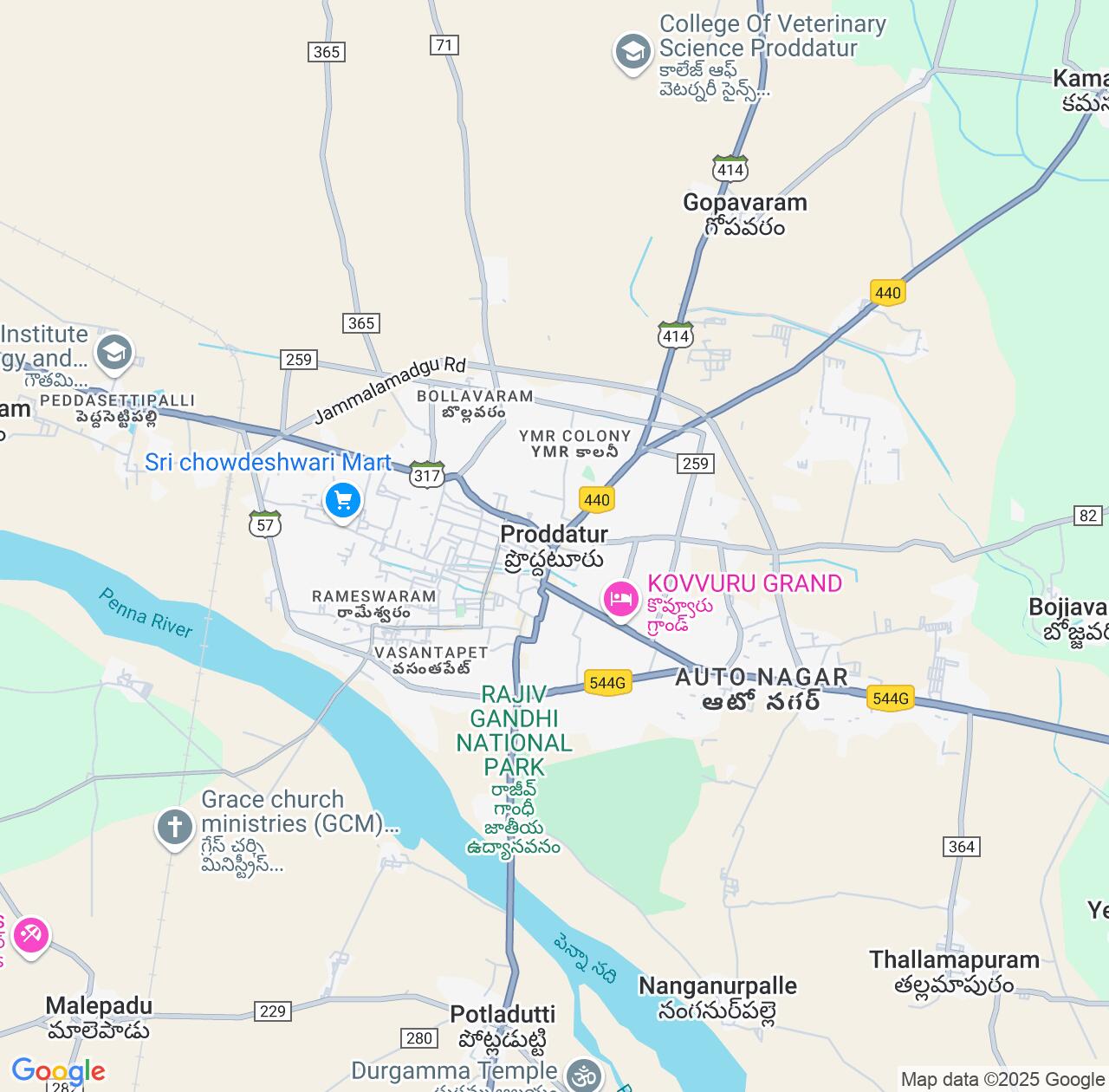 Map image for Intellectual Property Lawyers in Proddatur and Andhra Pradesh IP firms at coordinates  ; .