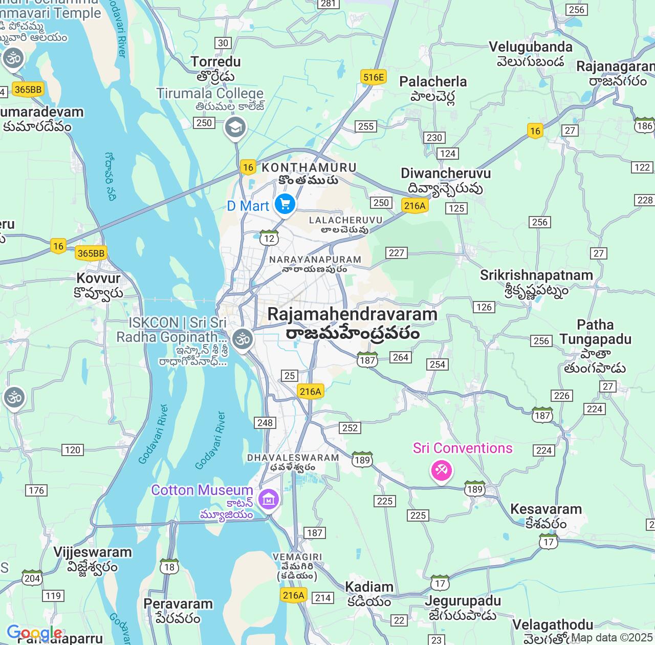 Map image for Intellectual Property Lawyers in Rajamahendravaram and Andhra Pradesh IP firms at coordinates  ; .