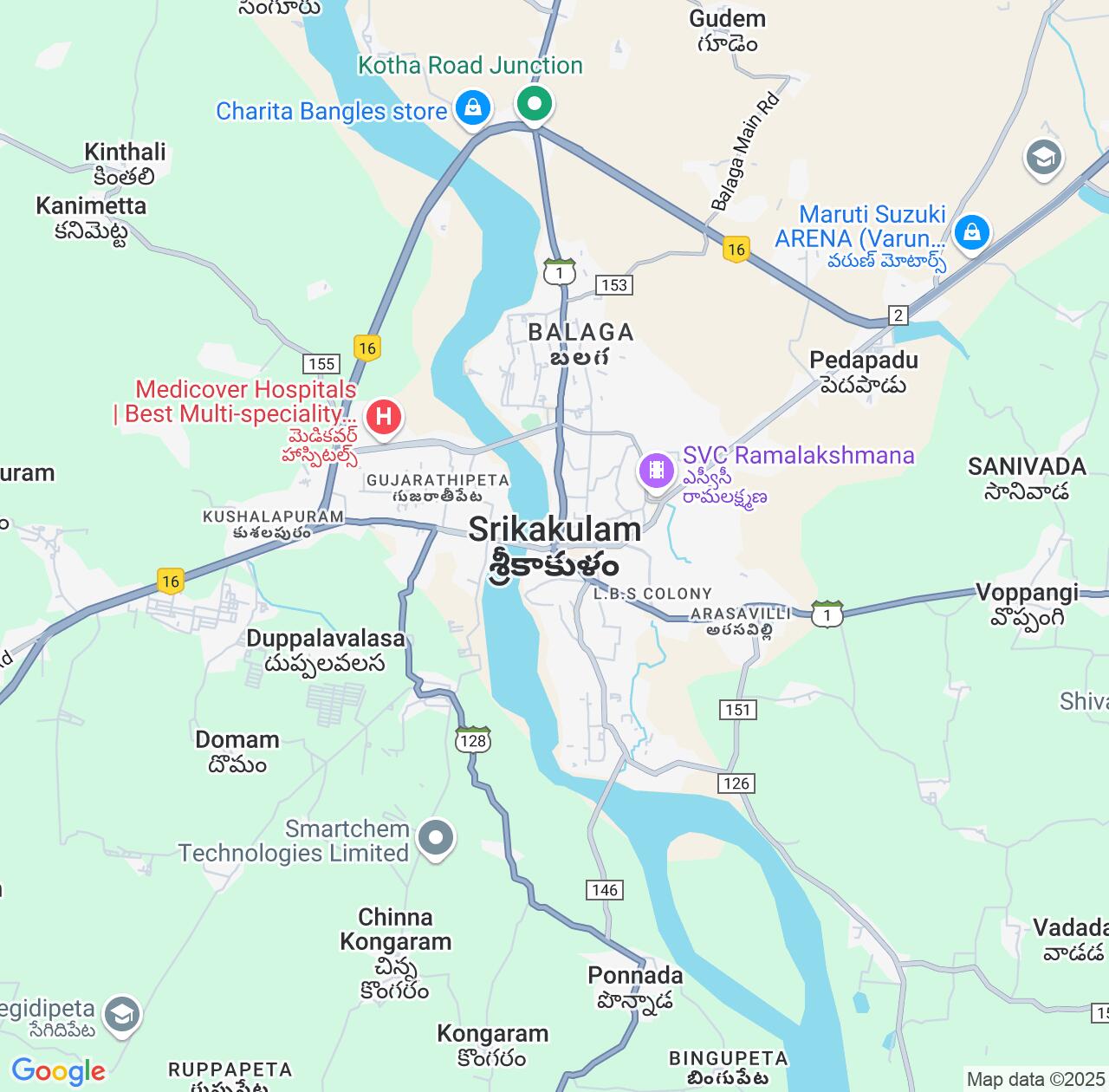 Map image for Intellectual Property Lawyers in Srikakulam and Andhra Pradesh IP firms at coordinates  ; .