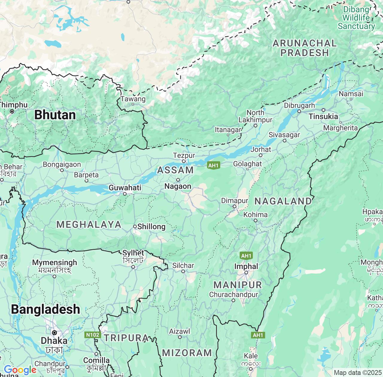 Map image for Intellectual Property Lawyers in Assam and India IP firms at coordinates  ; .