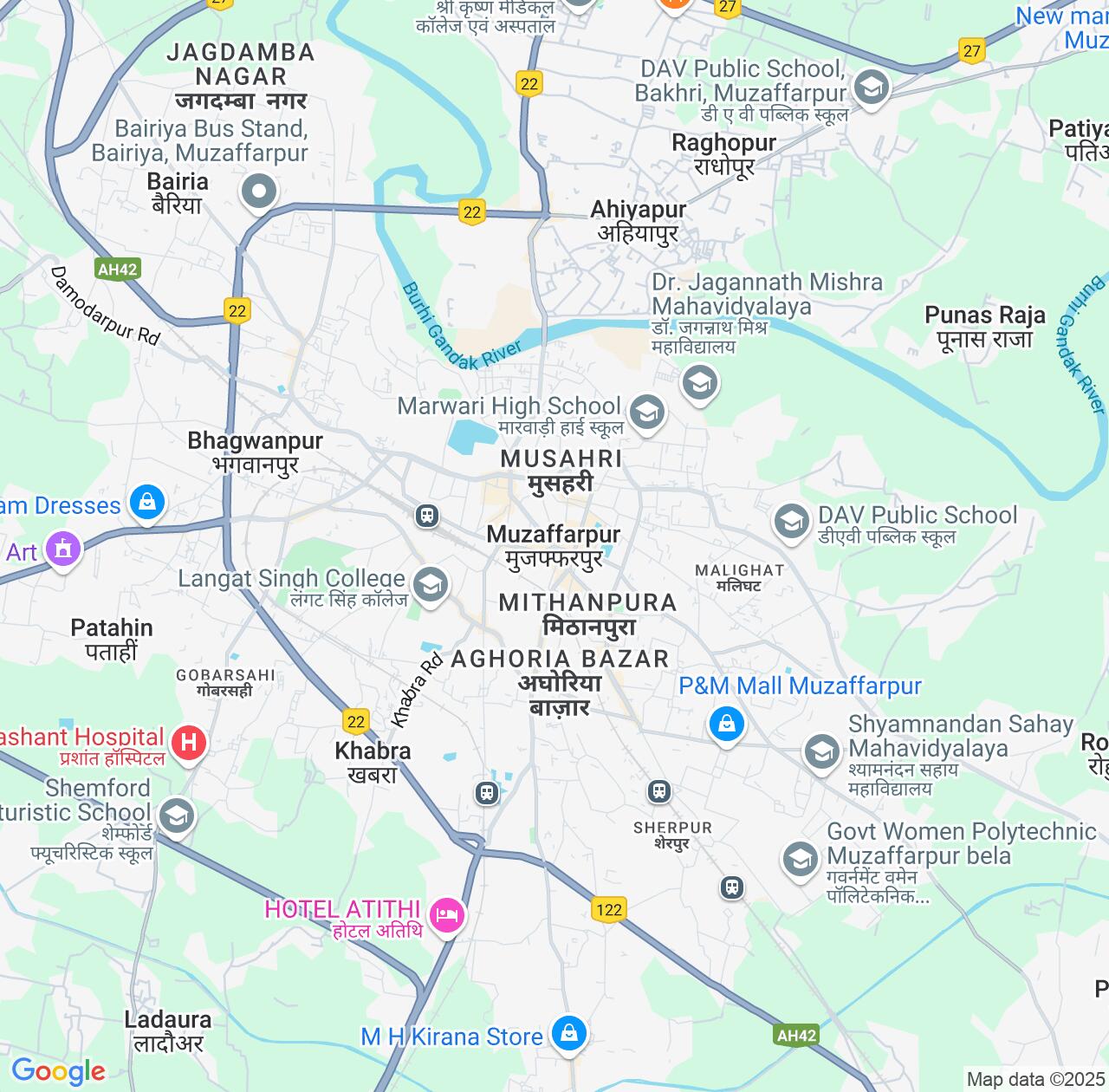 Map image for Intellectual Property Lawyers in Muzaffarpur and Bihar IP firms at coordinates  ; .