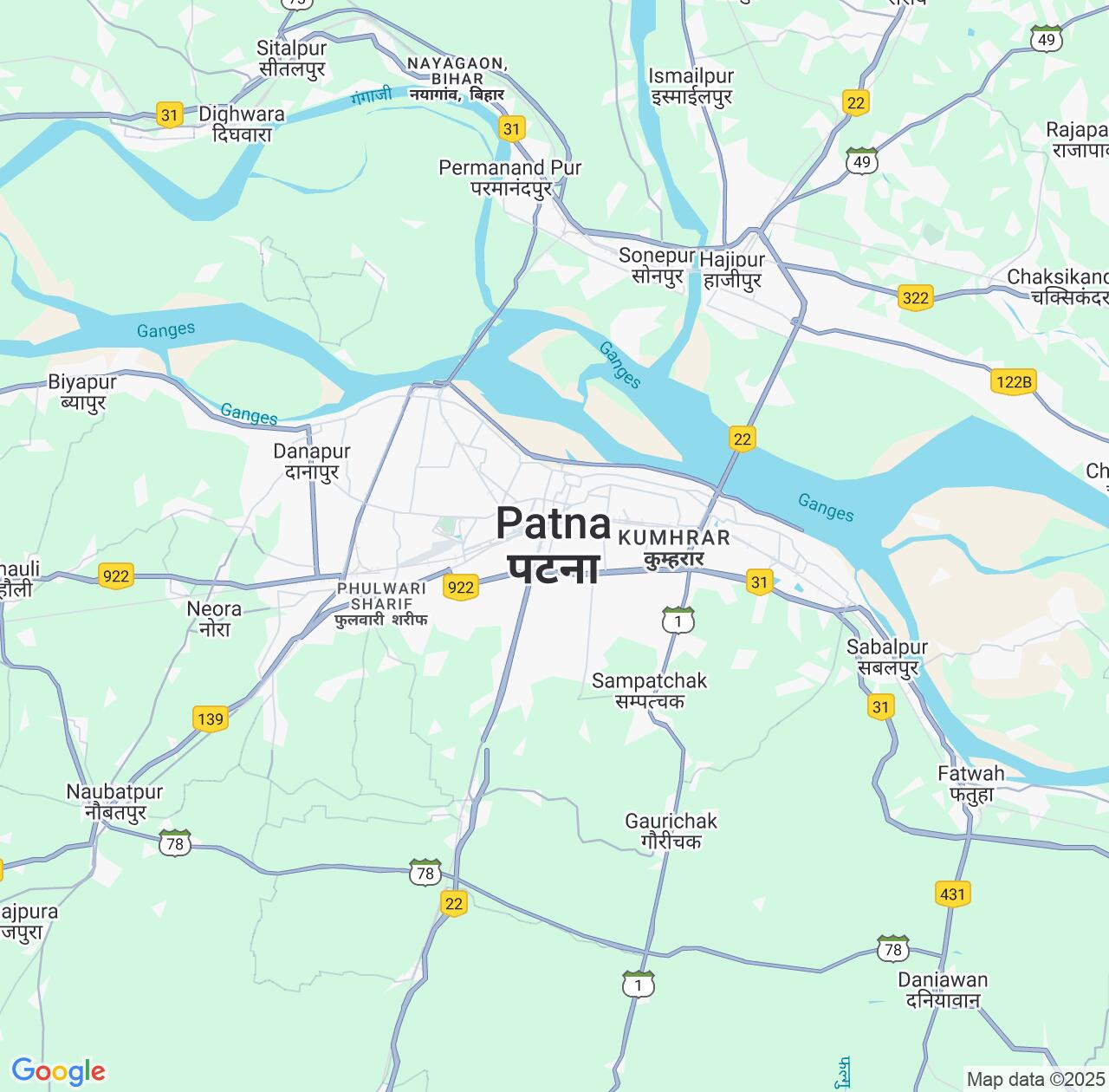 Map image for Intellectual Property Lawyers in Patna and Bihar IP firms at coordinates  ; .