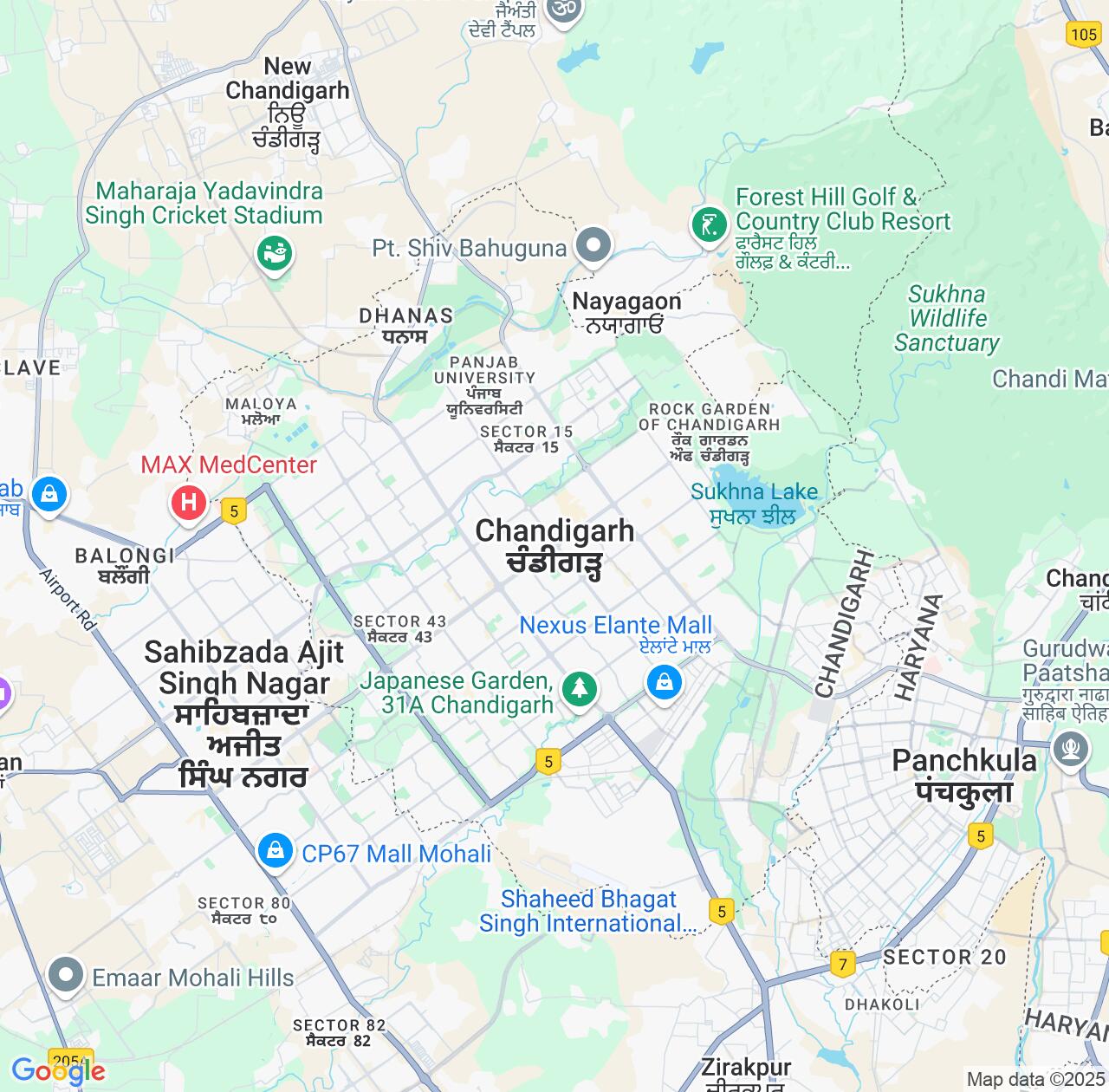 Map image for Intellectual Property Lawyers in Chandigarh and India IP firms at coordinates  ; .