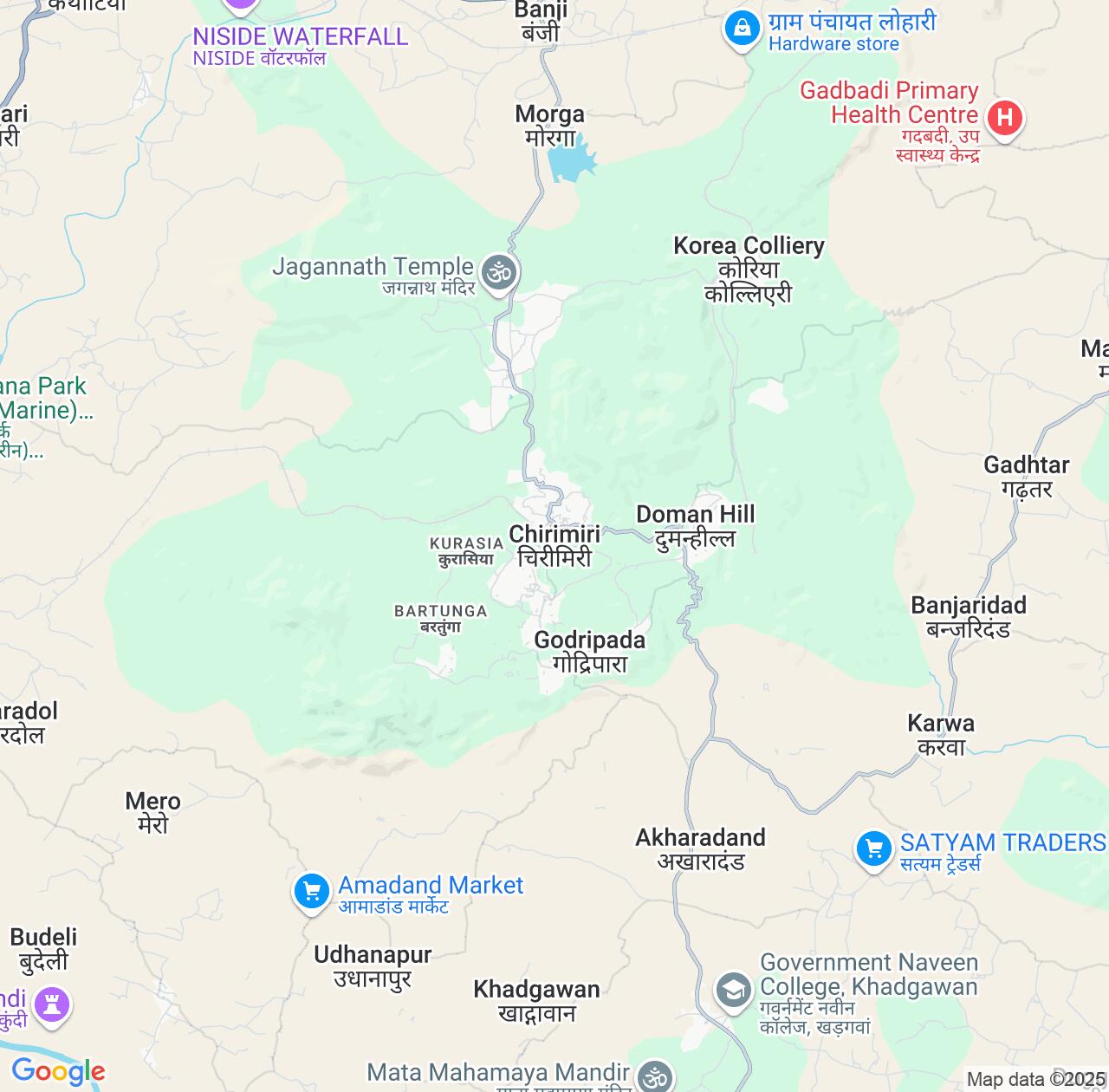 Map image for Intellectual Property Lawyers in Chirmiri and Chhattisgarh IP firms at coordinates  ; .