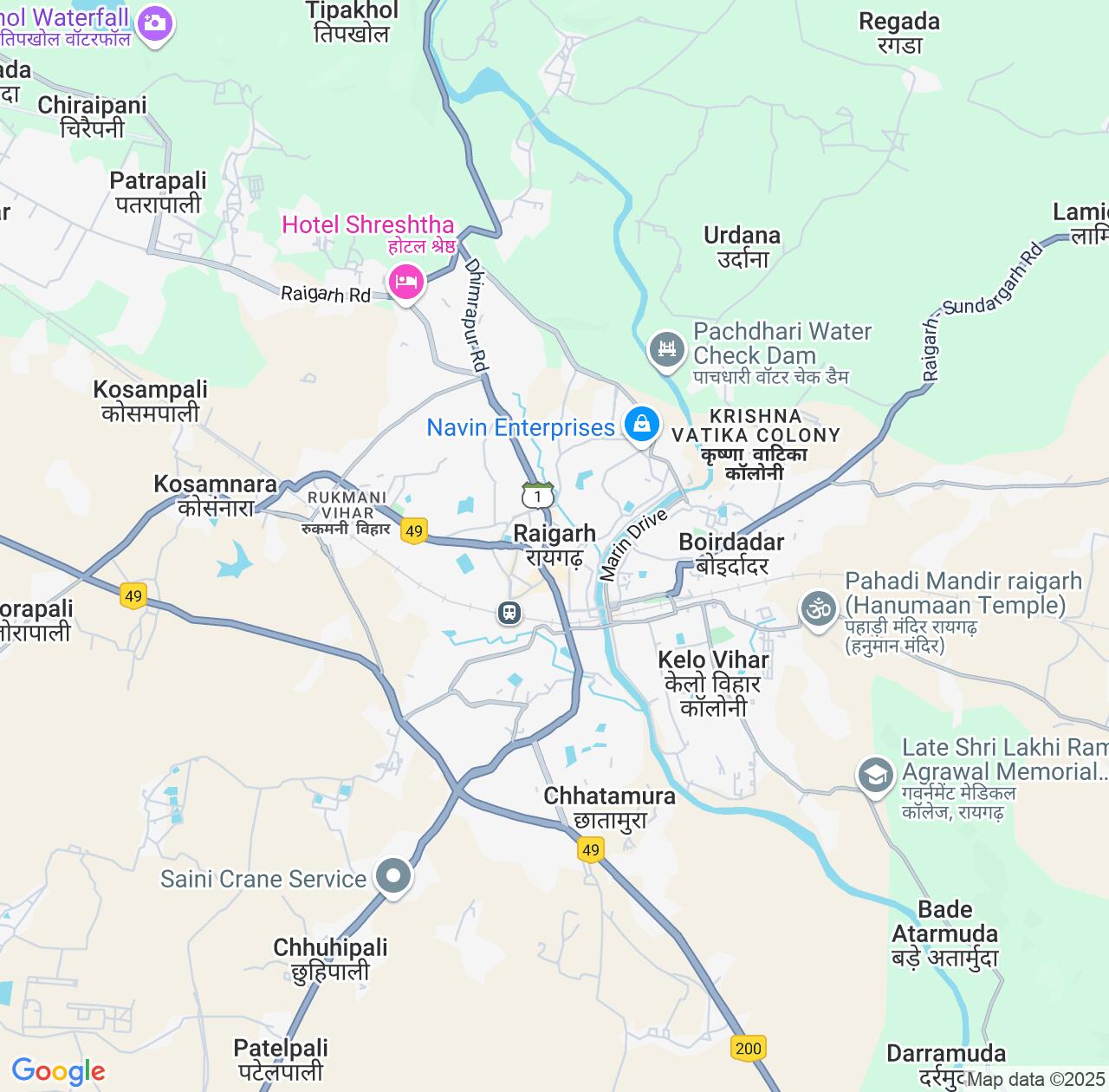 Map image for Intellectual Property Lawyers in Raigarh and Chhattisgarh IP firms at coordinates  ; .