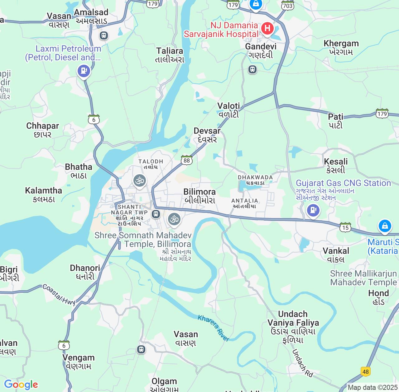 Map image for Intellectual Property Lawyers in Bilimora and Gujarat IP firms at coordinates  ; .