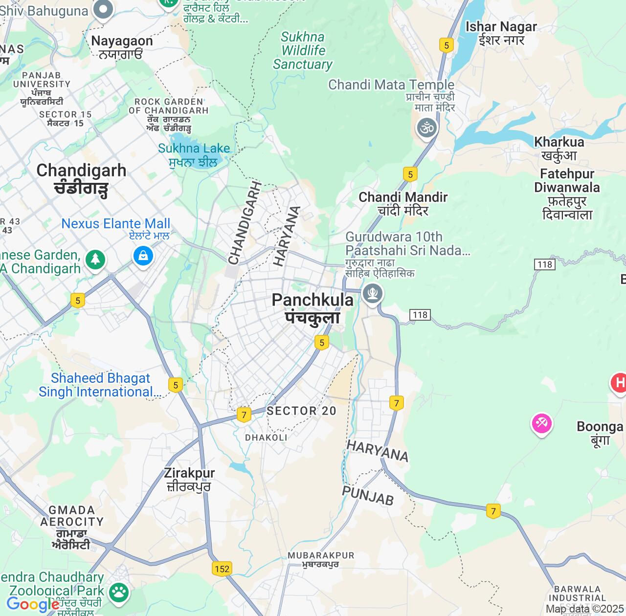 Map image for Intellectual Property Lawyers in Panchkula and Haryana IP firms at coordinates  ; .