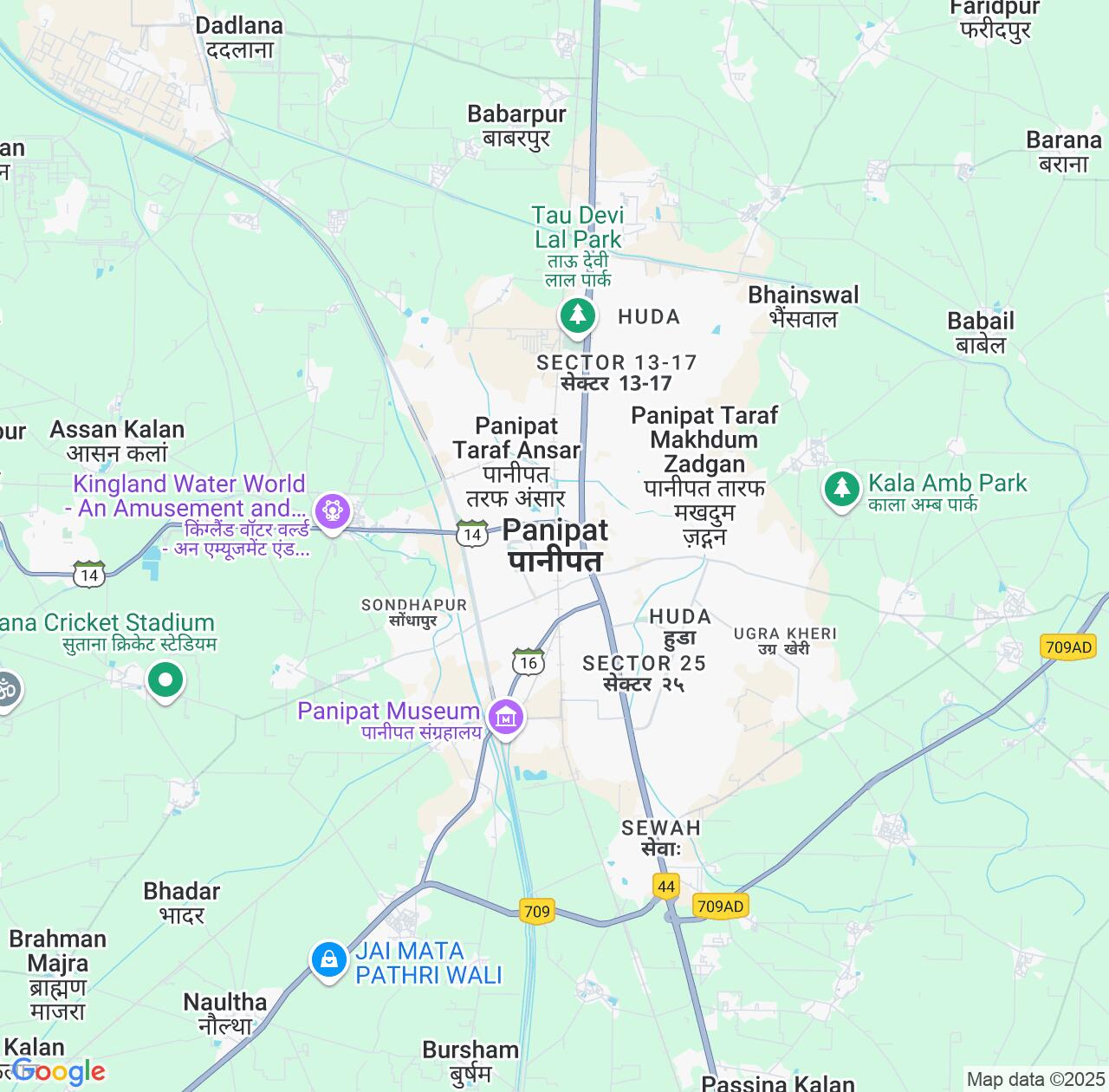 Map image for Intellectual Property Lawyers in Panipat and Haryana IP firms at coordinates  ; .