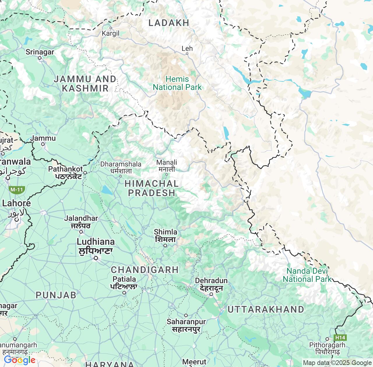 Map image for Intellectual Property Lawyers in Himachal Pradesh and India IP firms at coordinates  ; .