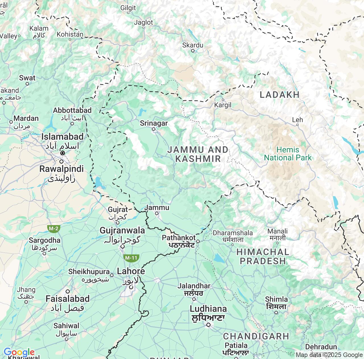 Map image for Intellectual Property Lawyers in Jammu and Kashmir and India IP firms at coordinates  ; .