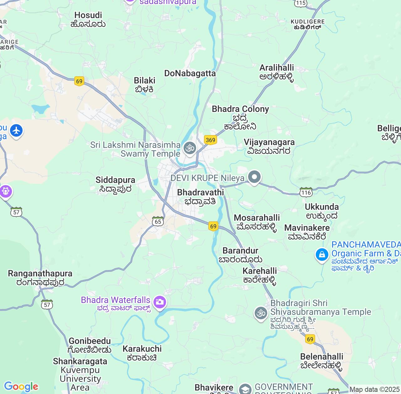 Map image for Intellectual Property Lawyers in Bhadravati and Karnataka IP firms at coordinates  ; .