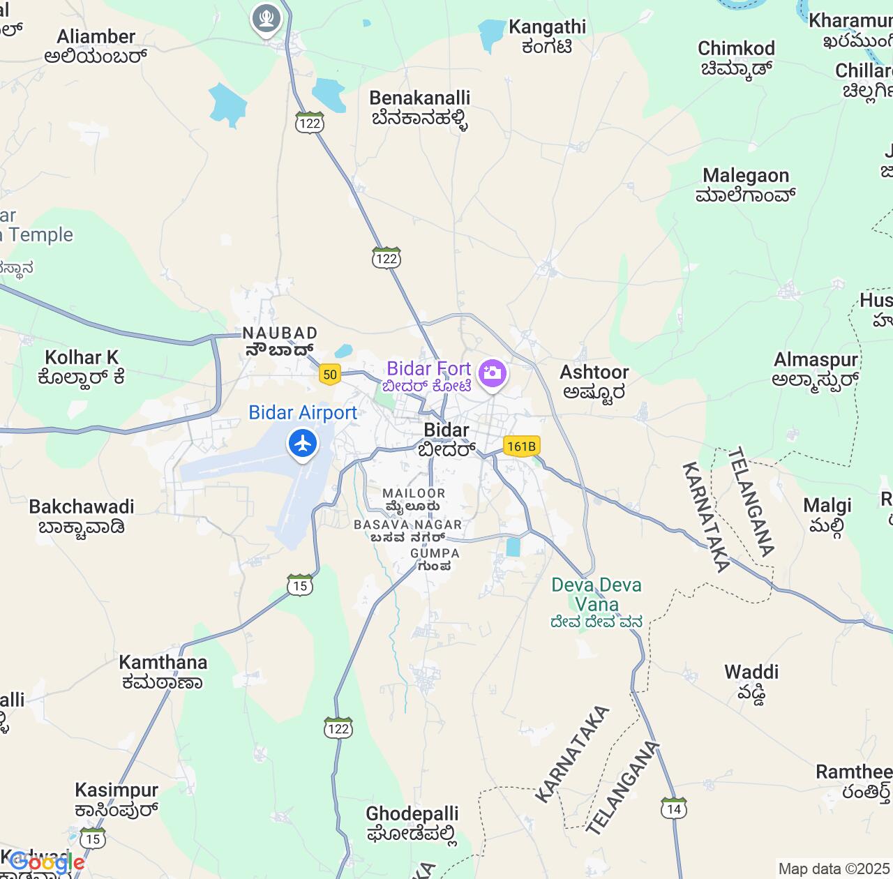 Map image for Intellectual Property Lawyers in Bidar and Karnataka IP firms at coordinates  ; .