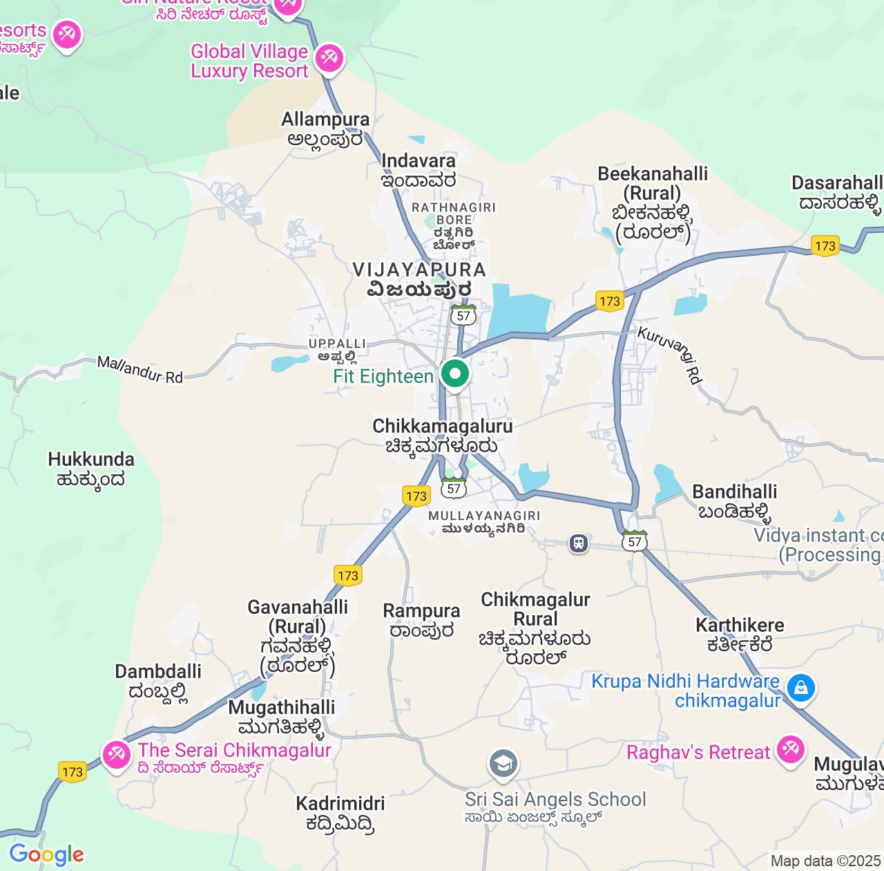 Map image for Intellectual Property Lawyers in Chikmagalur and Karnataka IP firms at coordinates  ; .
