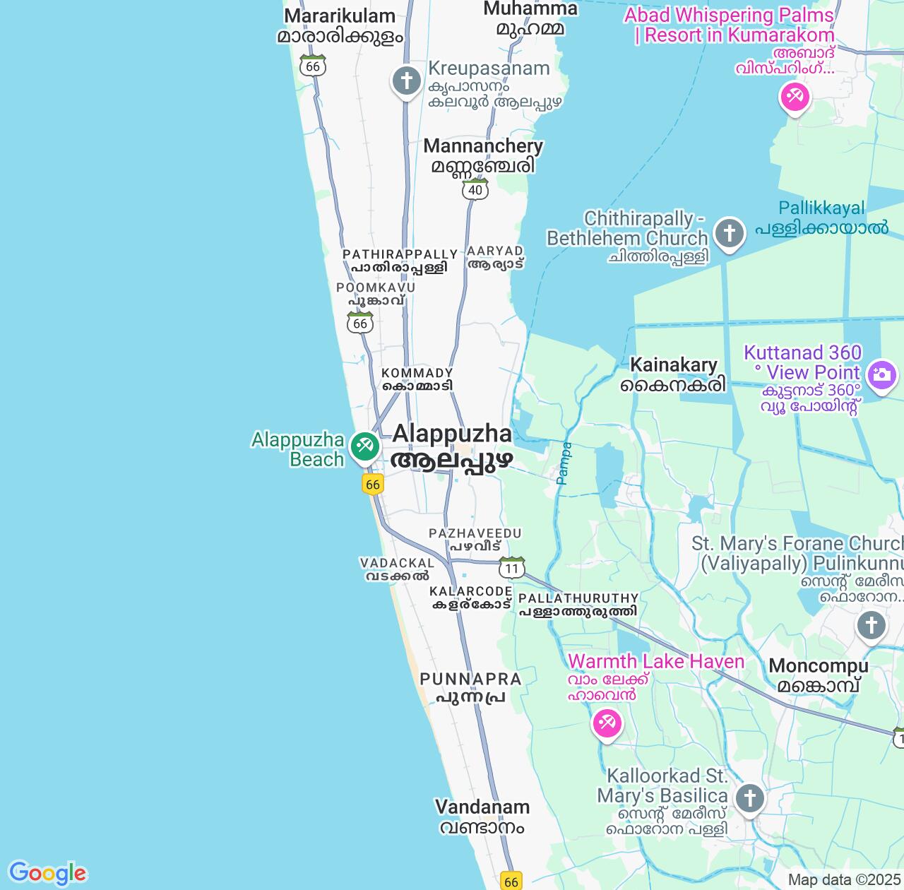 Map image for Intellectual Property Lawyers in Alappuzha and Kerala IP firms at coordinates  ; .