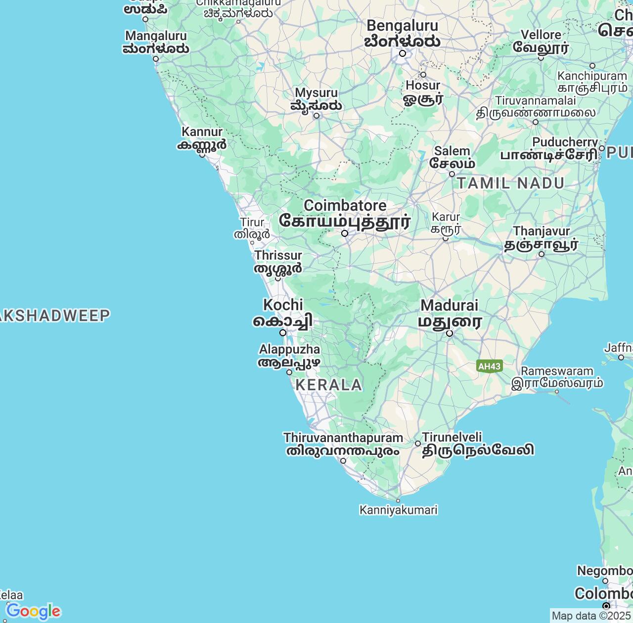 Map image for Intellectual Property Lawyers in Kerala and India IP firms at coordinates  ; .