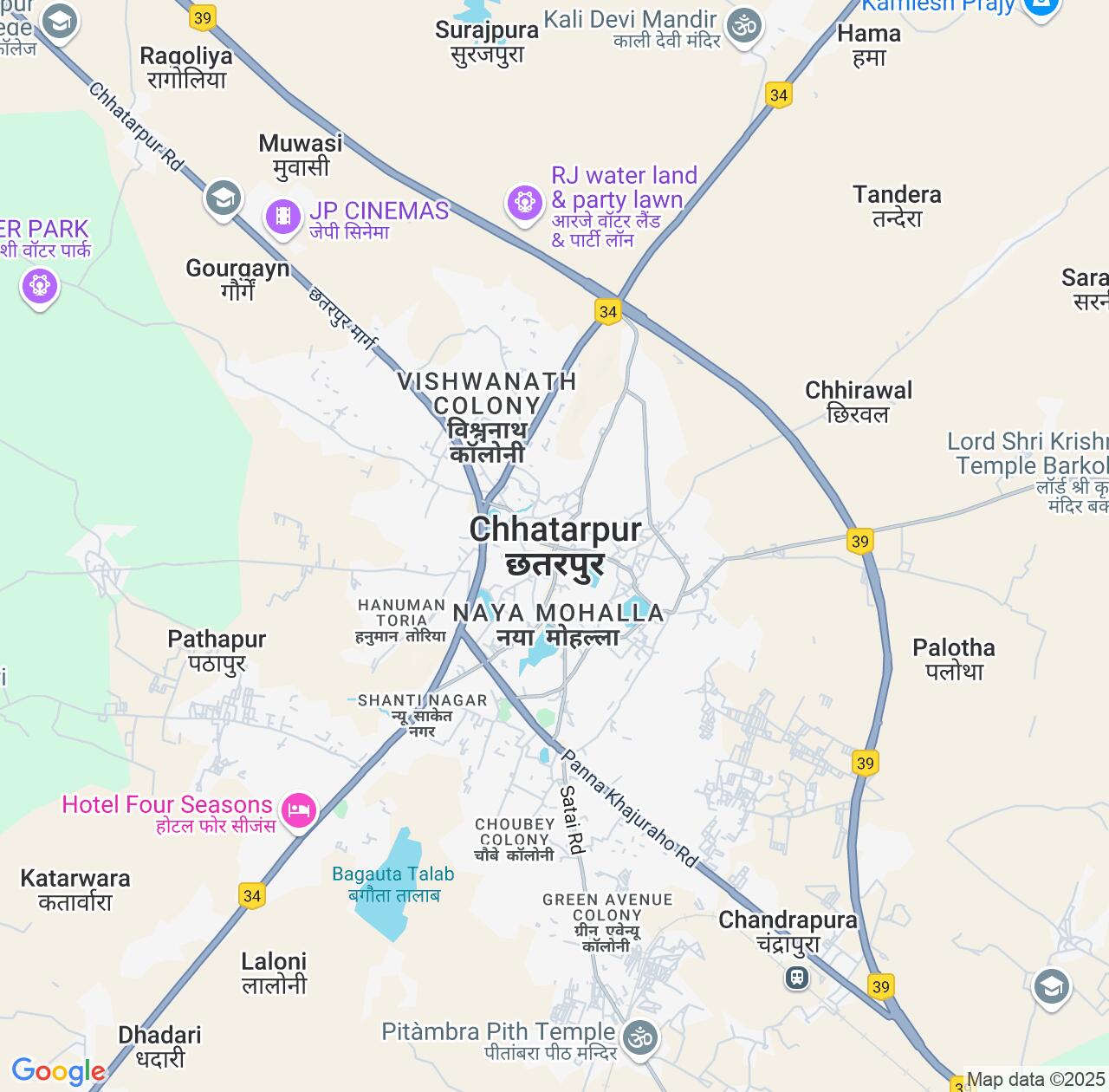 Map image for Intellectual Property Lawyers in Chhatarpur and Madhya Pradesh IP firms at coordinates  ; .