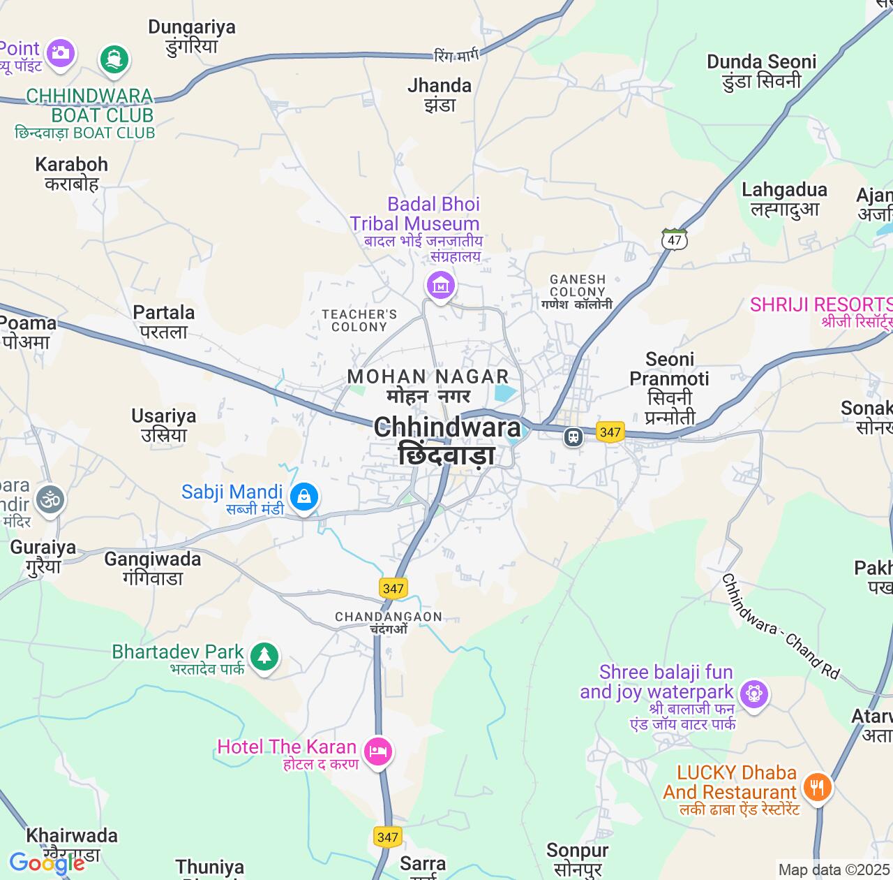 Map image for Intellectual Property Lawyers in Chhindwara and Madhya Pradesh IP firms at coordinates  ; .