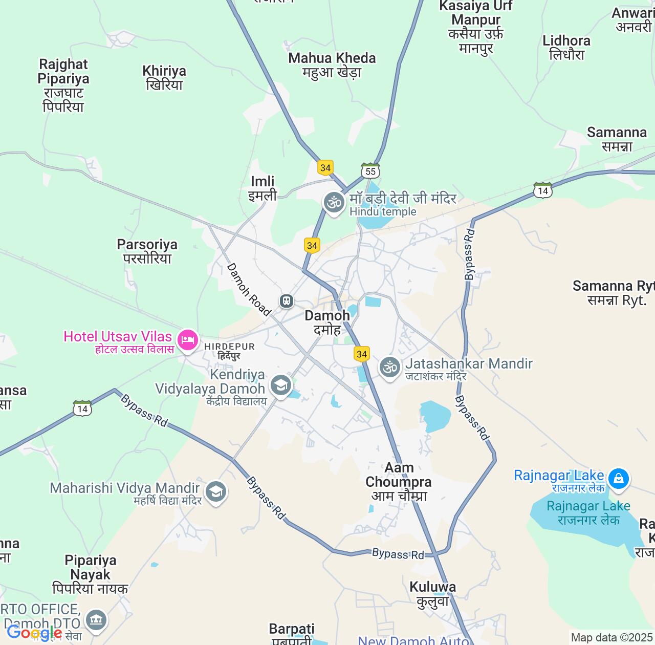 Map image for Intellectual Property Lawyers in Damoh and Madhya Pradesh IP firms at coordinates  ; .