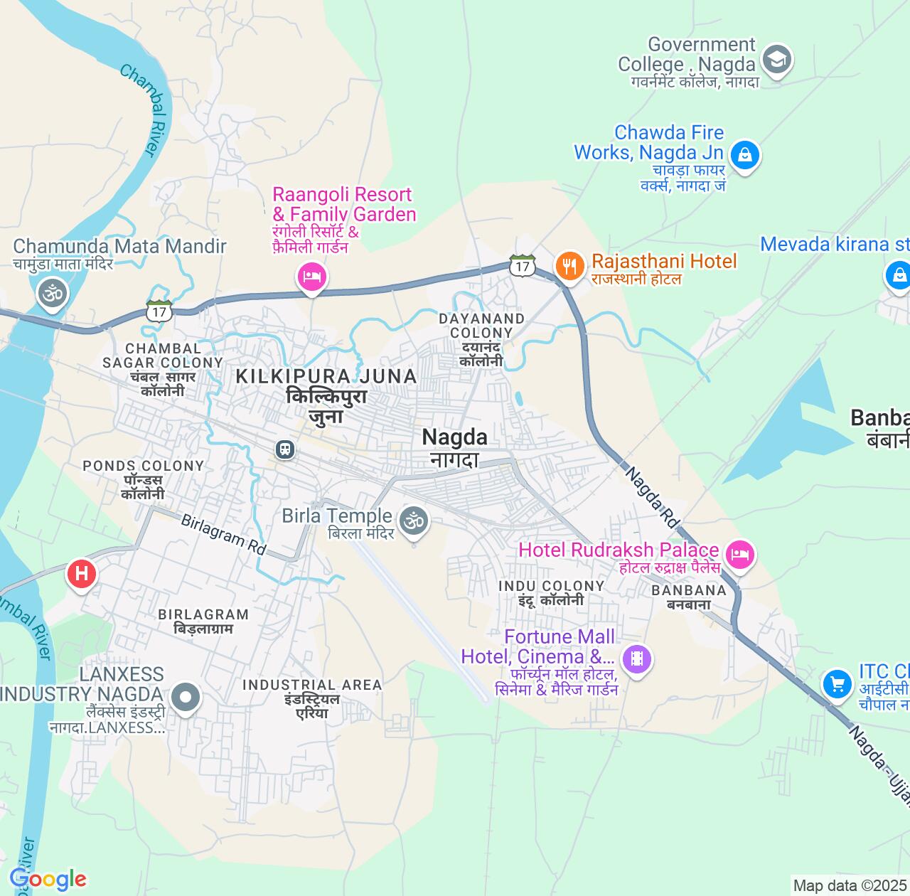 Map image for Intellectual Property Lawyers in Nagda and Madhya Pradesh IP firms at coordinates  ; .
