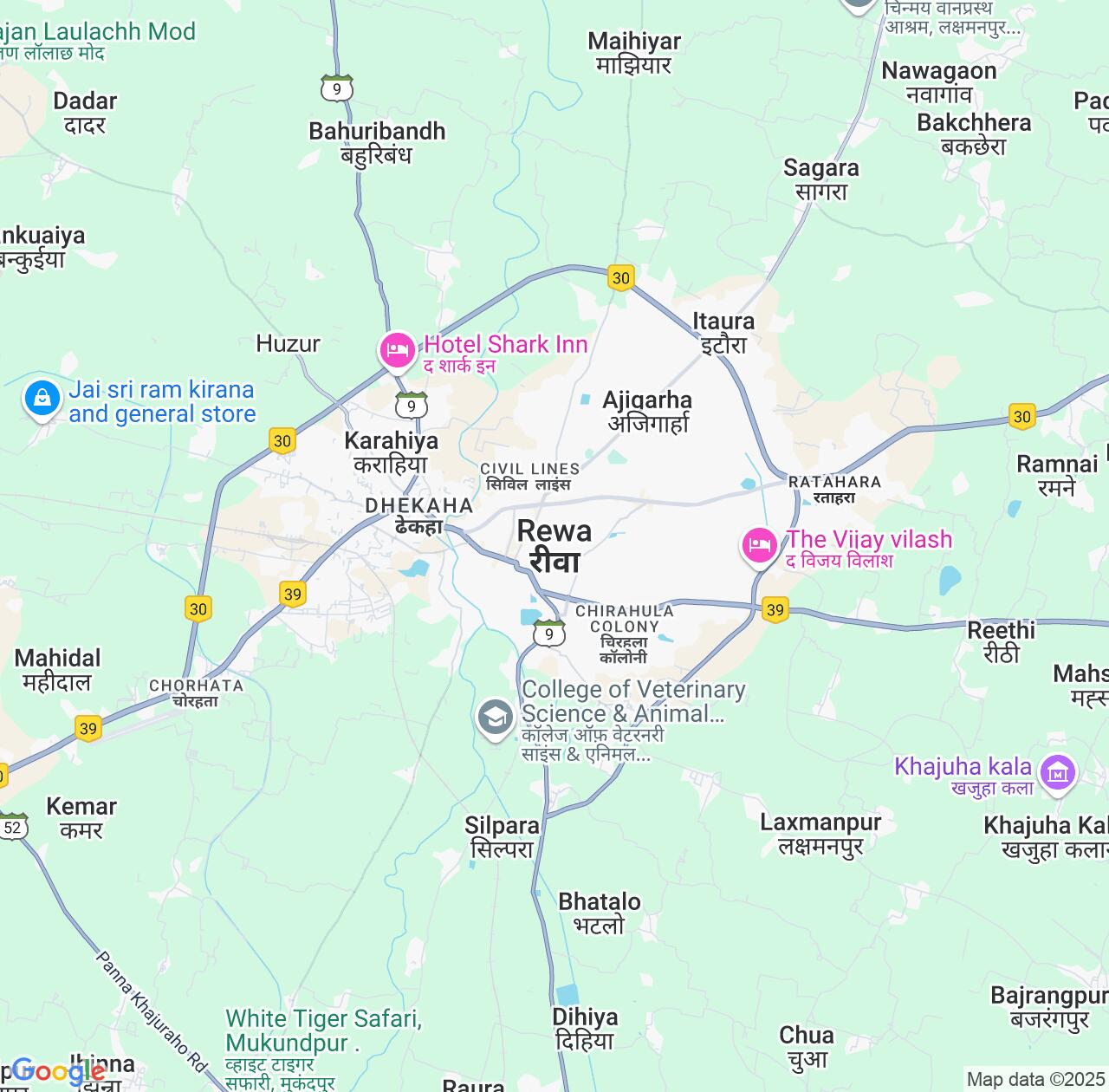 Map image for Intellectual Property Lawyers in Rewa and Madhya Pradesh IP firms at coordinates  ; .