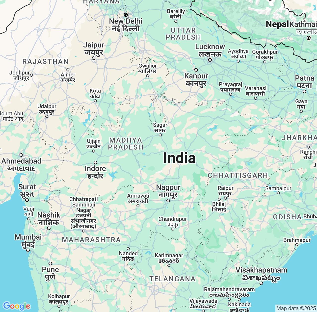 Map image for Intellectual Property Lawyers in Madhya Pradesh and India IP firms at coordinates  ; .