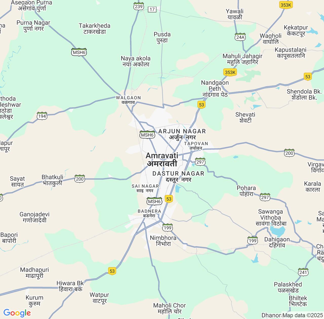 Map image for Intellectual Property Lawyers in Amravati and Maharashtra IP firms at coordinates  ; .