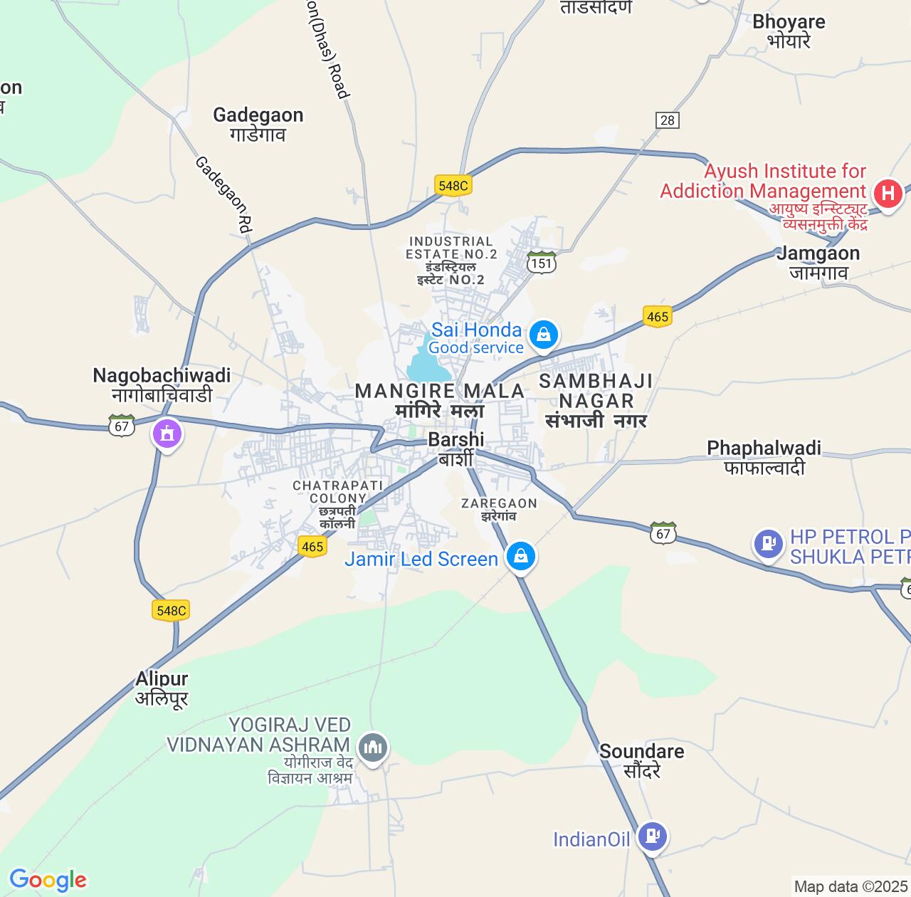 Map image for Intellectual Property Lawyers in Barsi and Maharashtra IP firms at coordinates  ; .