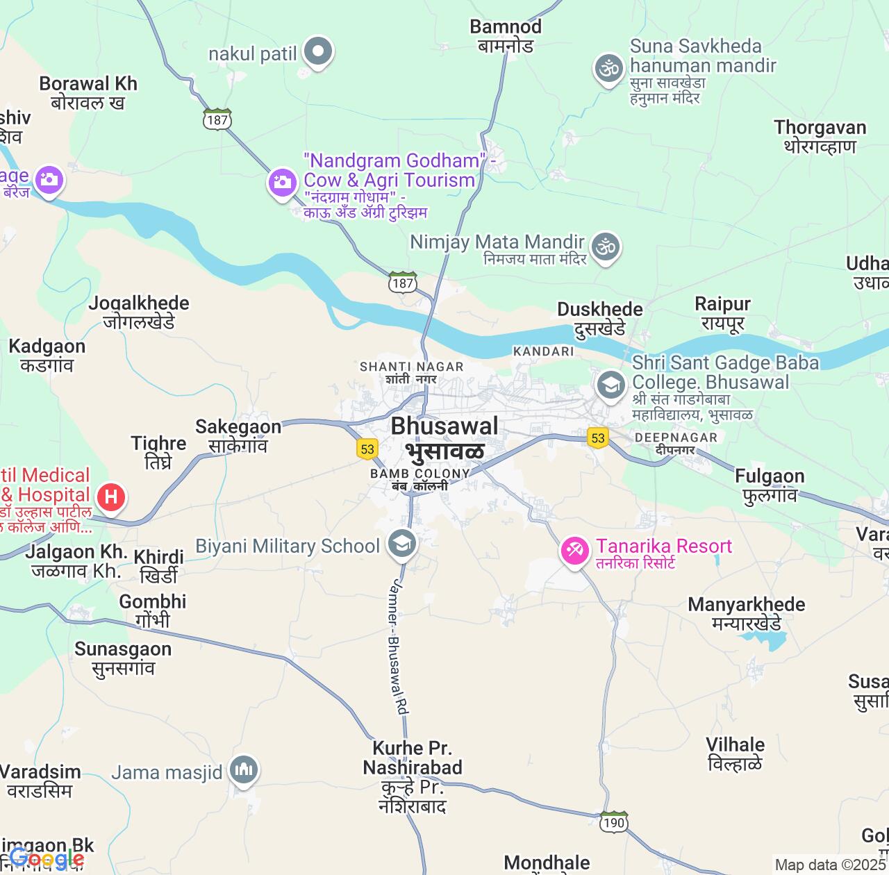 Map image for Intellectual Property Lawyers in Bhusaval and Maharashtra IP firms at coordinates  ; .