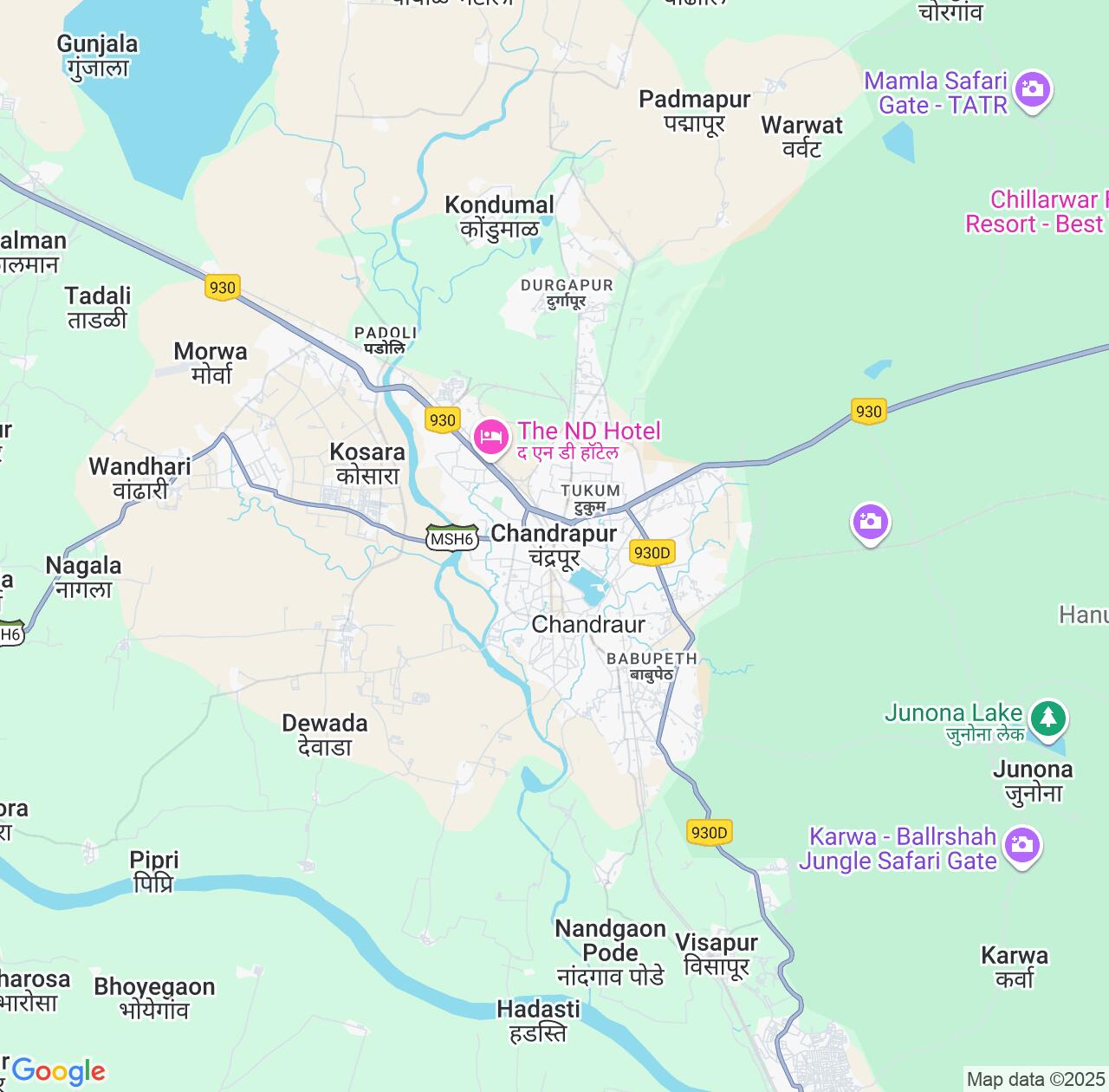 Map image for Intellectual Property Lawyers in Chanda and Maharashtra IP firms at coordinates  ; .