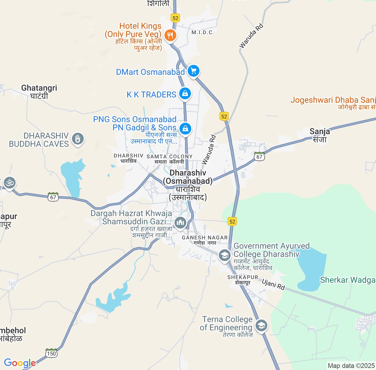 Map image for Intellectual Property Lawyers in Dharashiv and Maharashtra IP firms at coordinates  ; .