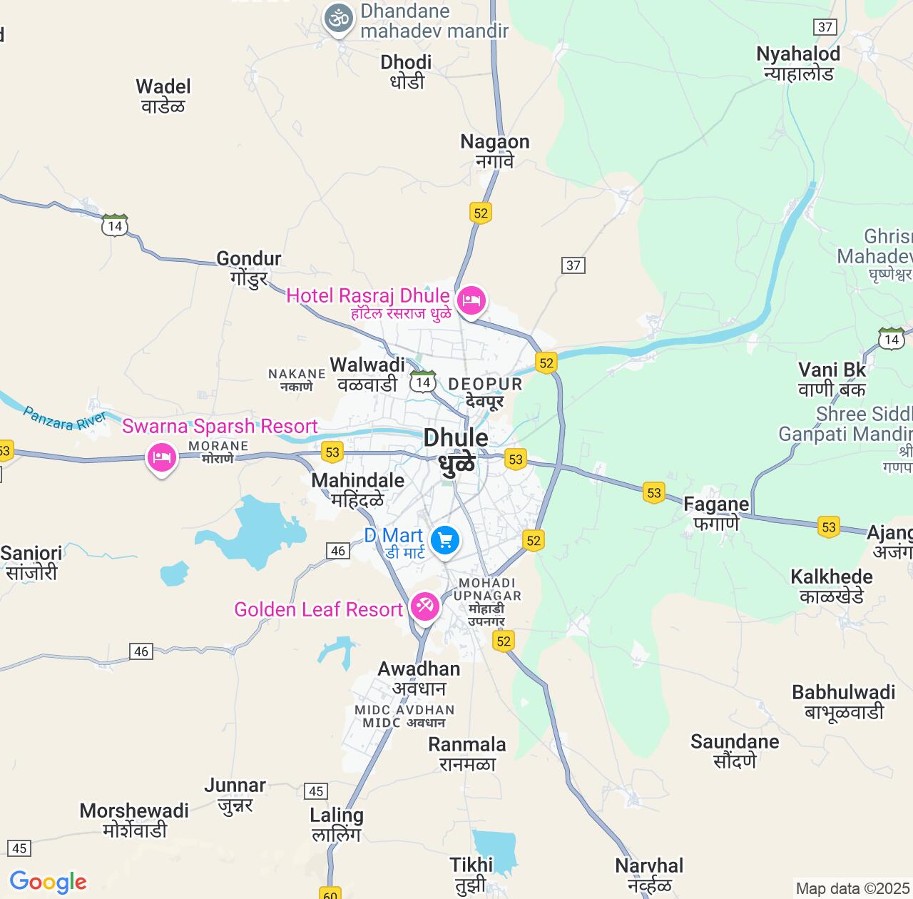 Map image for Intellectual Property Lawyers in Dhulia and Maharashtra IP firms at coordinates  ; .